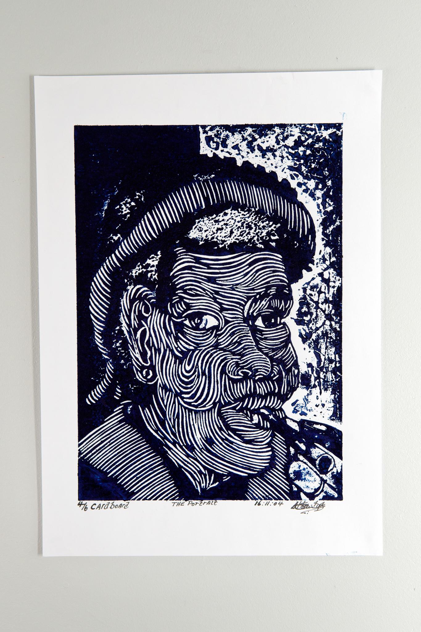 The Portrait, Andrew van Wyk, Cardboard print on paper