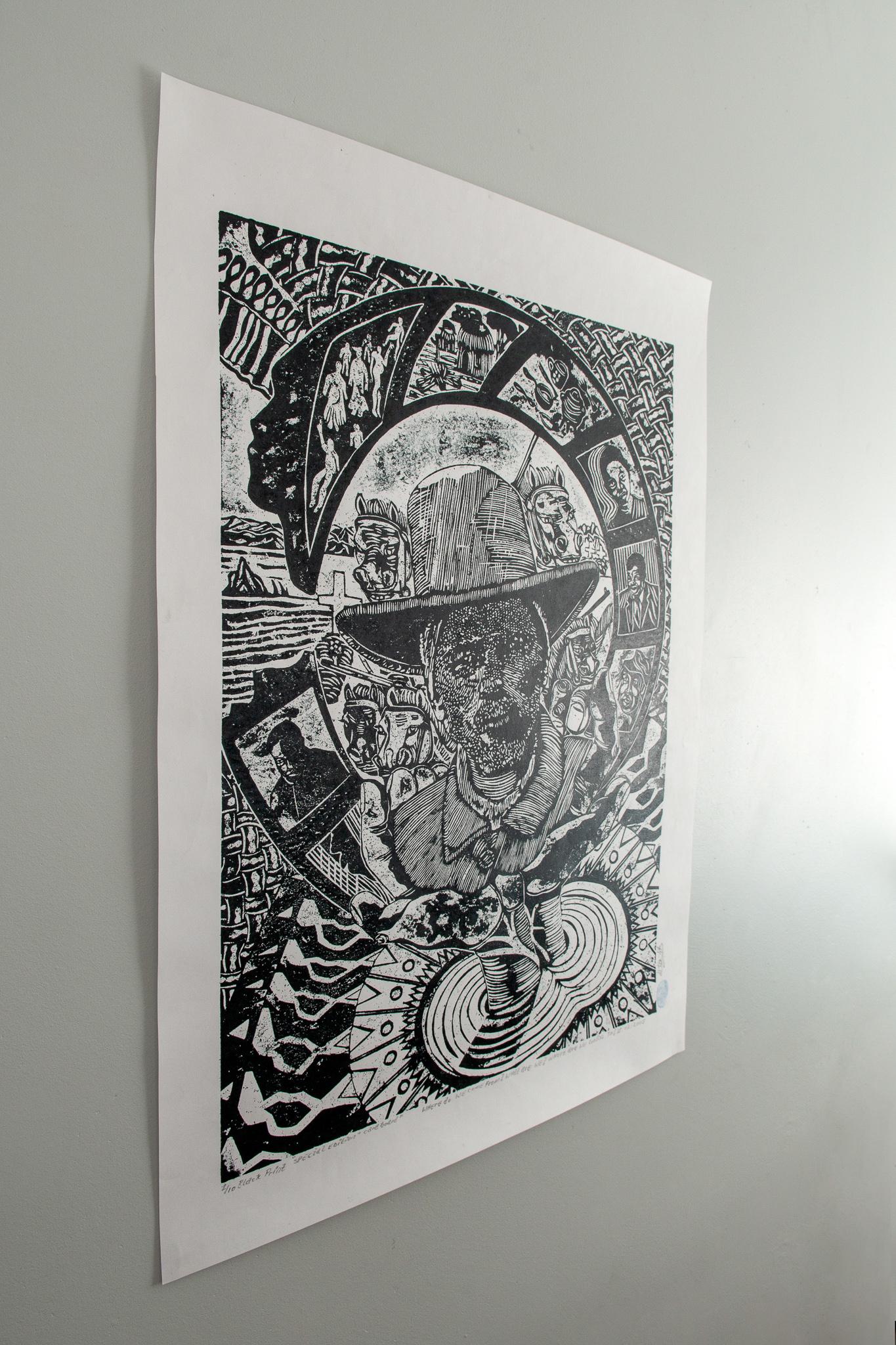 Where do we come from?, Andrew van Wyk, Cardboard print on paper For Sale 1