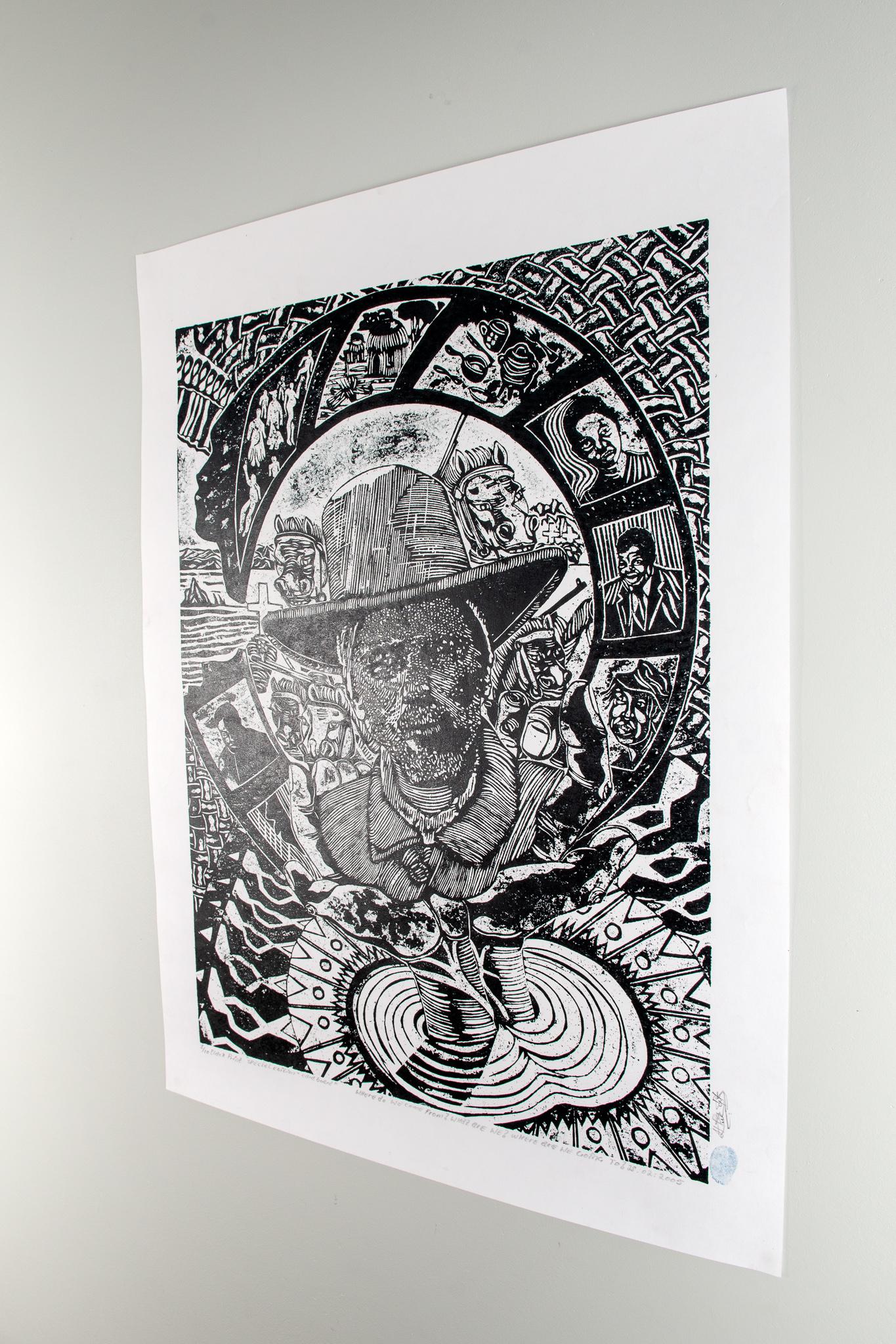 Where do we come from?, Andrew van Wyk, Cardboard print on paper For Sale 2