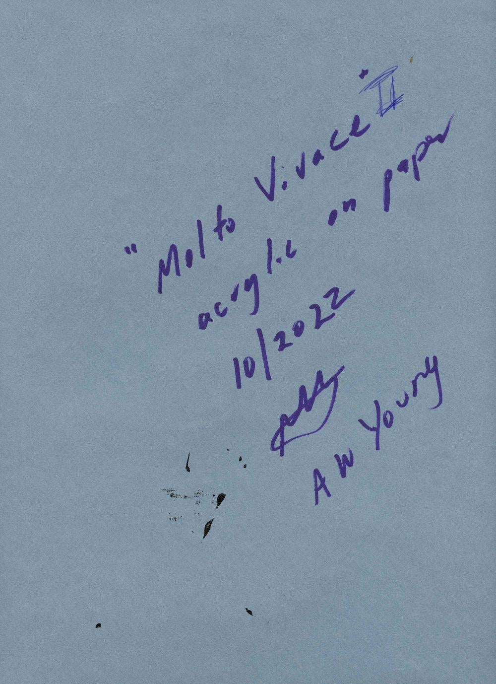 Molto Vivace II - Painting di Andrew W. Young