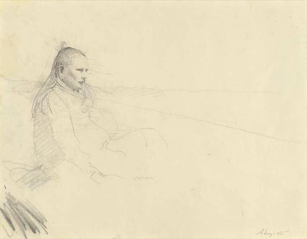 Andrew Wyeth Figurative Art - Her Daughter (Helga's Daughter)