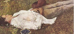 Andrew Wyeth, The Berry Picker, from The Four Seasons (after)
