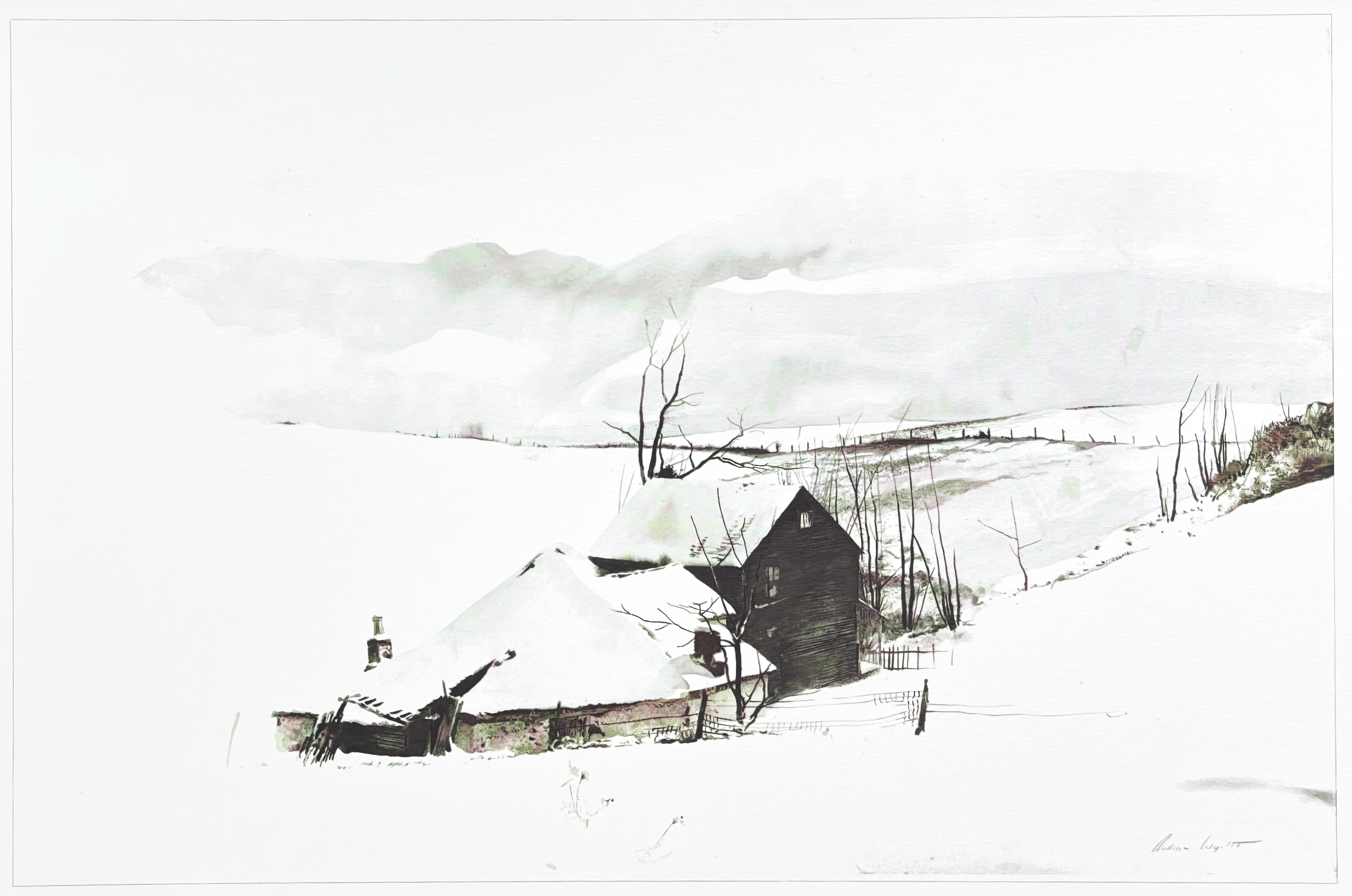 Andrew Wyeth, The Corner, from The Four Seasons (after)