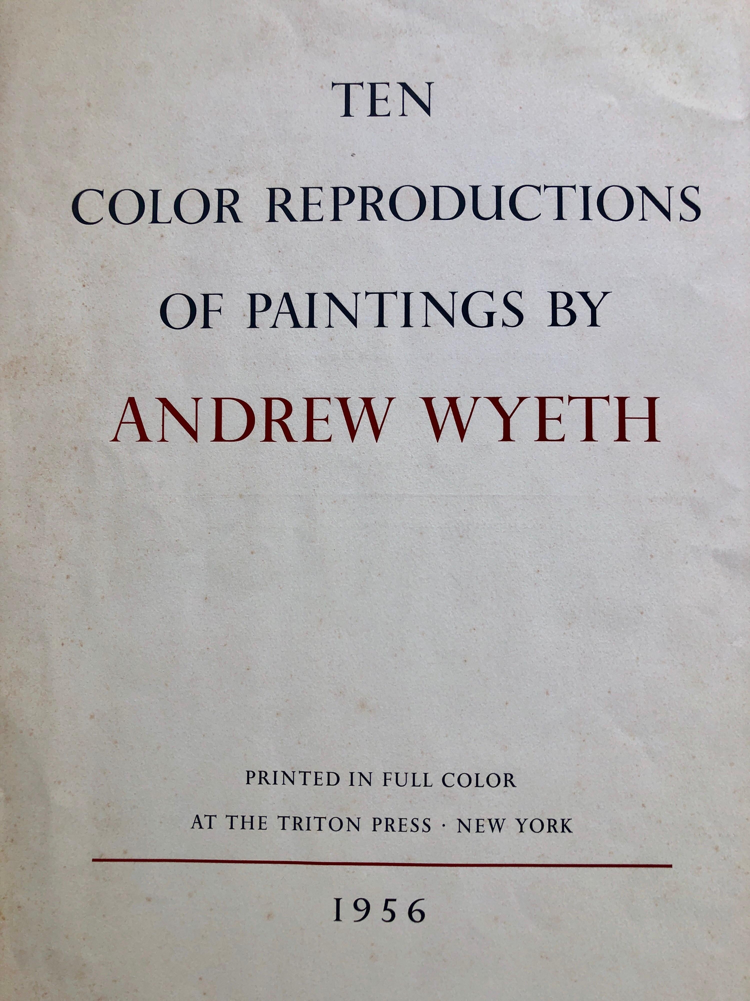 Seltener Collotype-Druck von Andrew Wyeth aus der signierten Edition Americana Kunstwerk, 1956 9