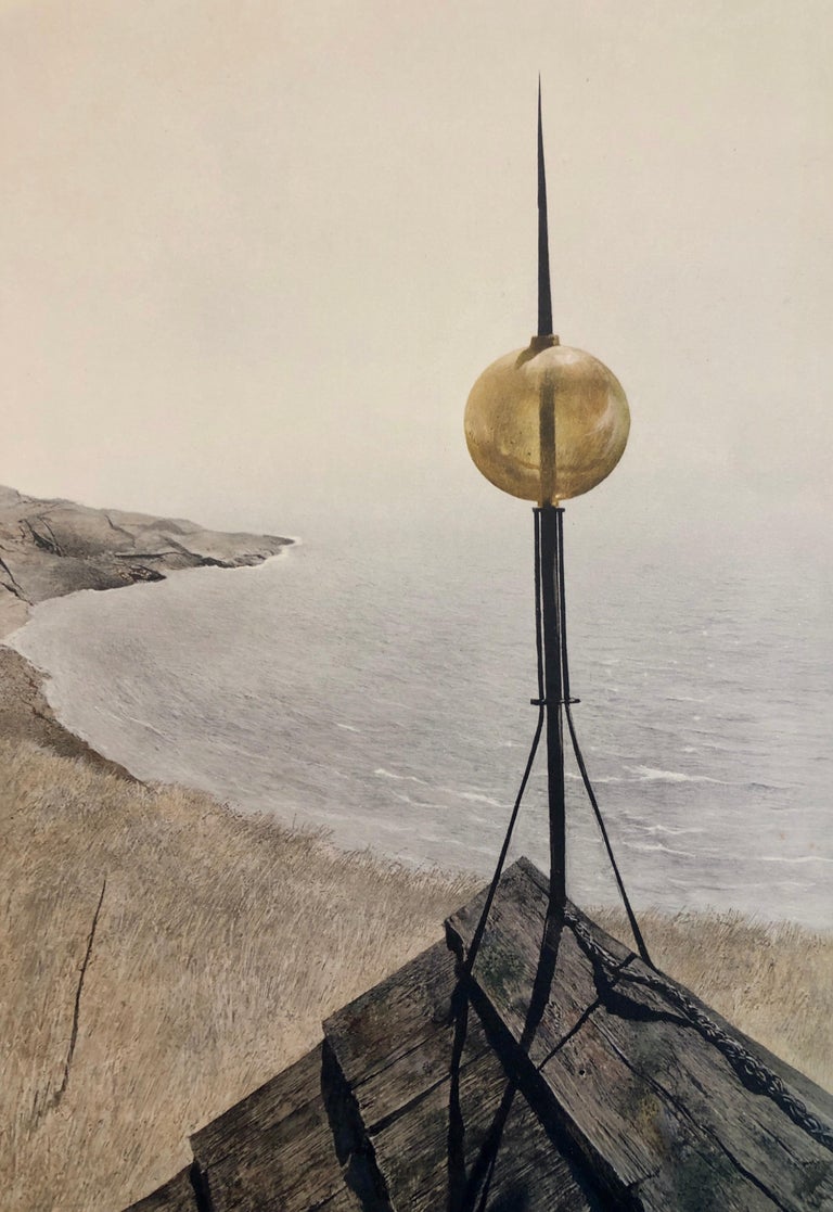 Andrew Wyeth Rare Andrew Wyeth 1956 Collotype Print from Signed