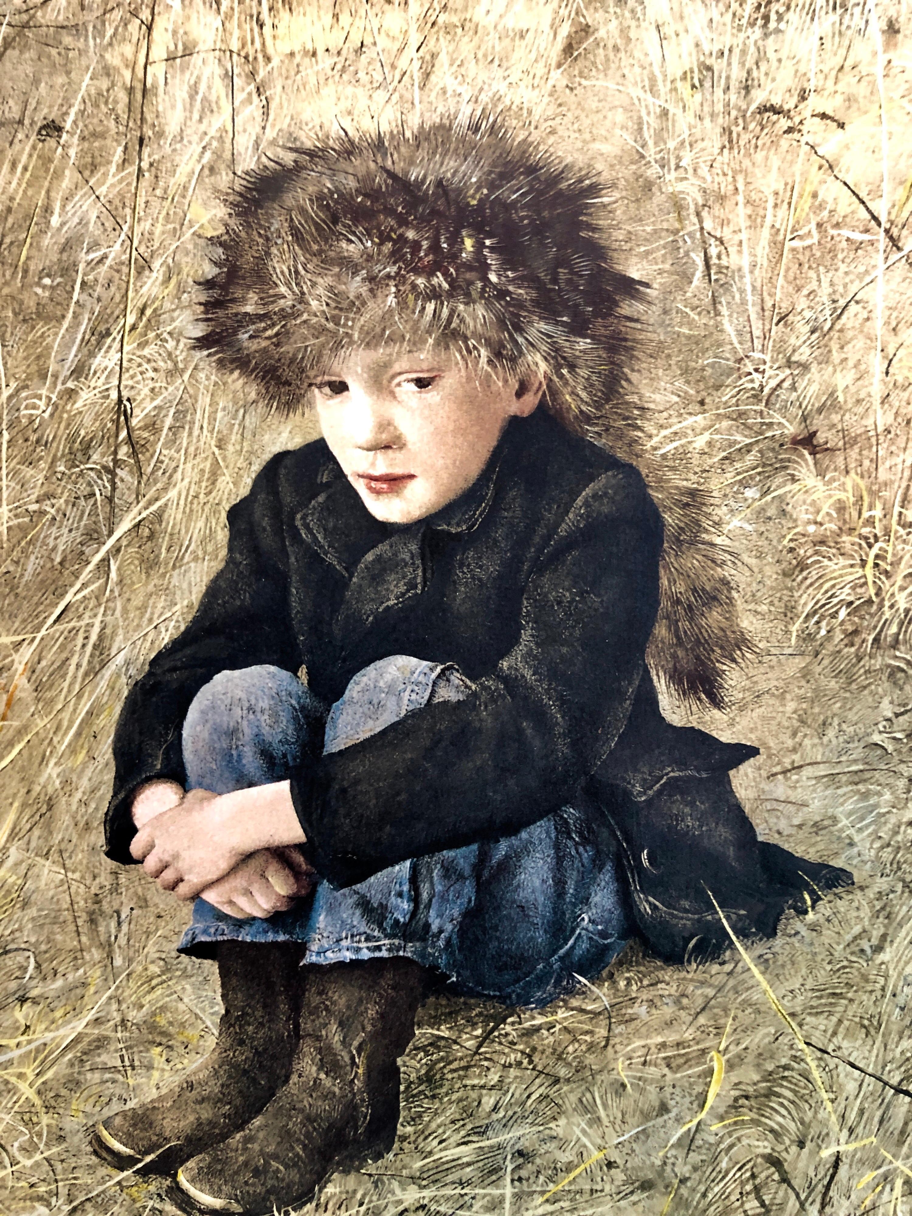 Seltener Collotype-Druck von Andrew Wyeth aus der signierten Edition Americana Kunstwerk, 1956 1
