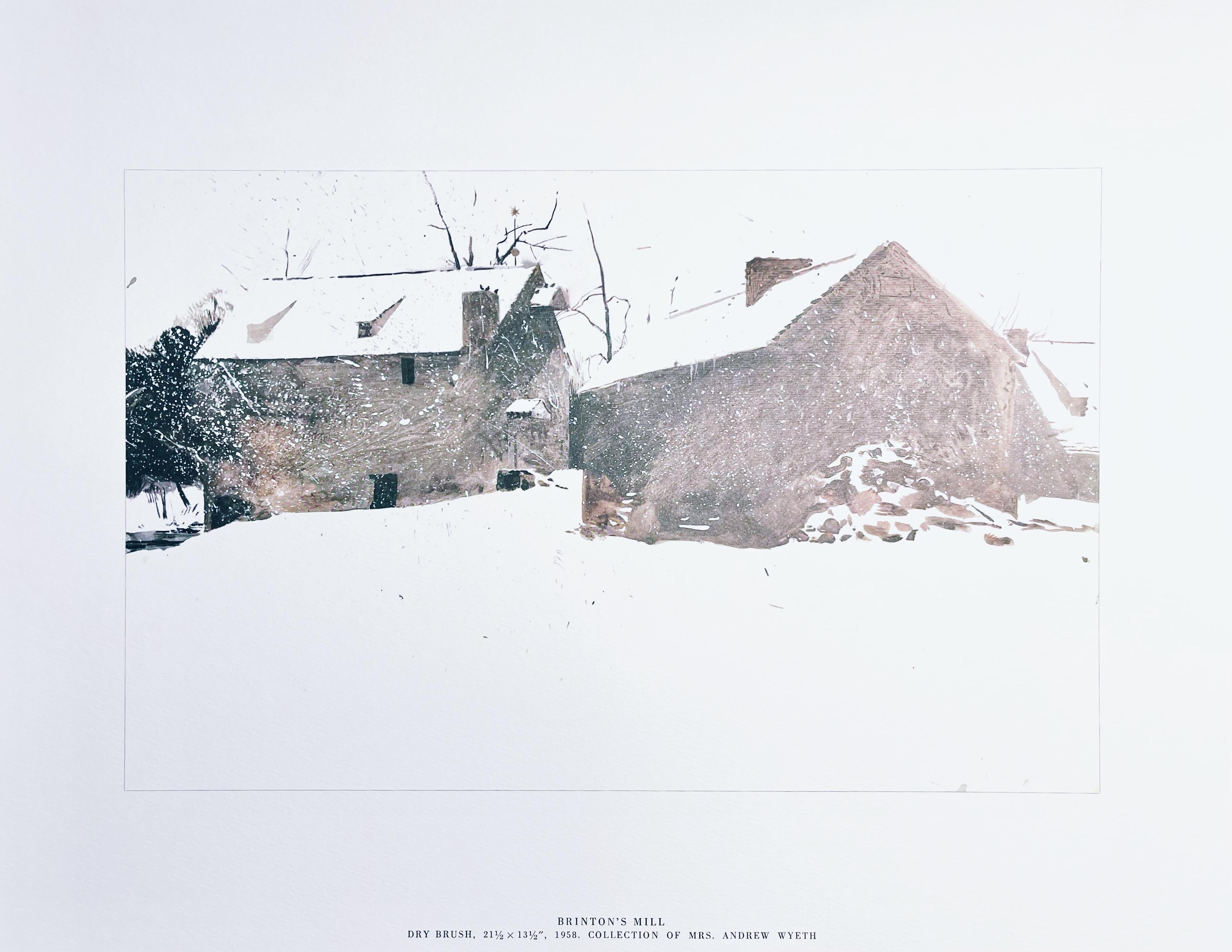 Lithographie en couleurs sur papier vélin. Format du papier : 13 x 17 pouces. Inscription : Non signé et non numéroté, tel que publié. Notes : Extrait du folio, Les quatre saisons, peintures et dessins d'Andrew Wyeth, 1962. Publié et imprimé par Art
