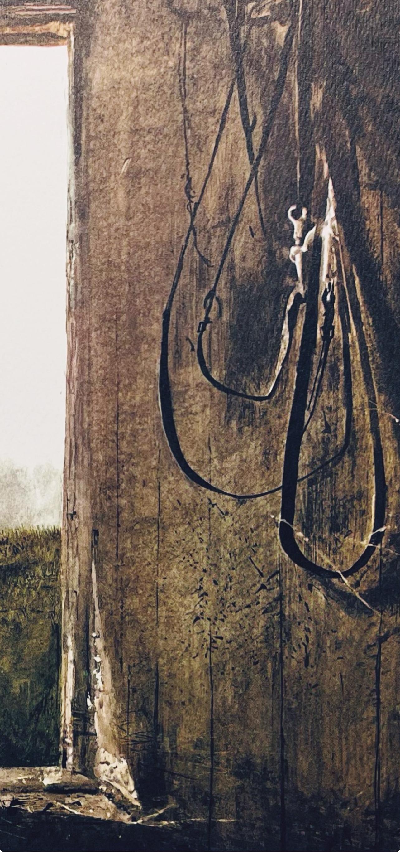 Wyeth (tariff free*), Burning Off, The Four Seasons (after) - Print by Andrew Wyeth