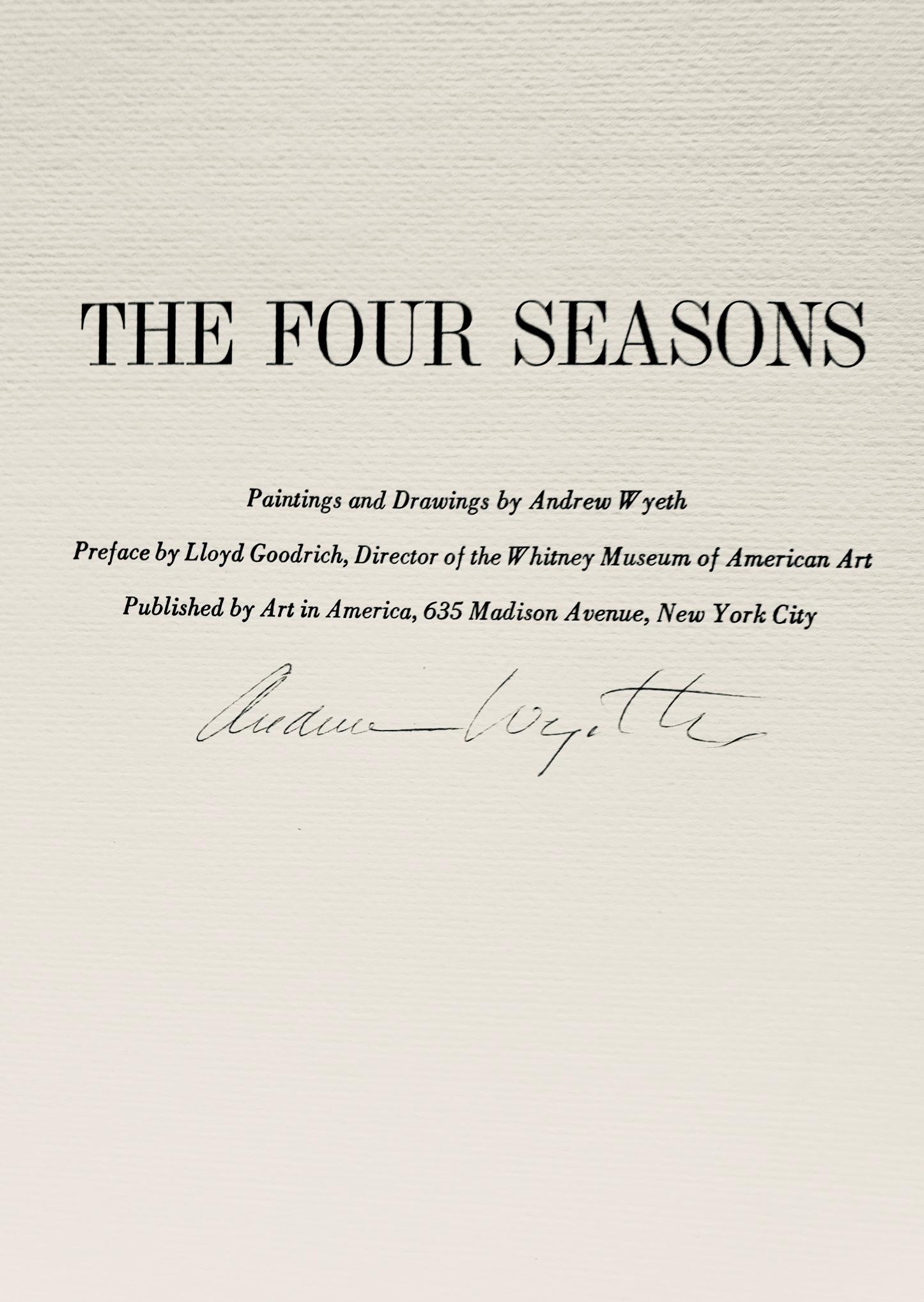 Wyeth, Canvasbacks, The Four Seasons (after) For Sale 1