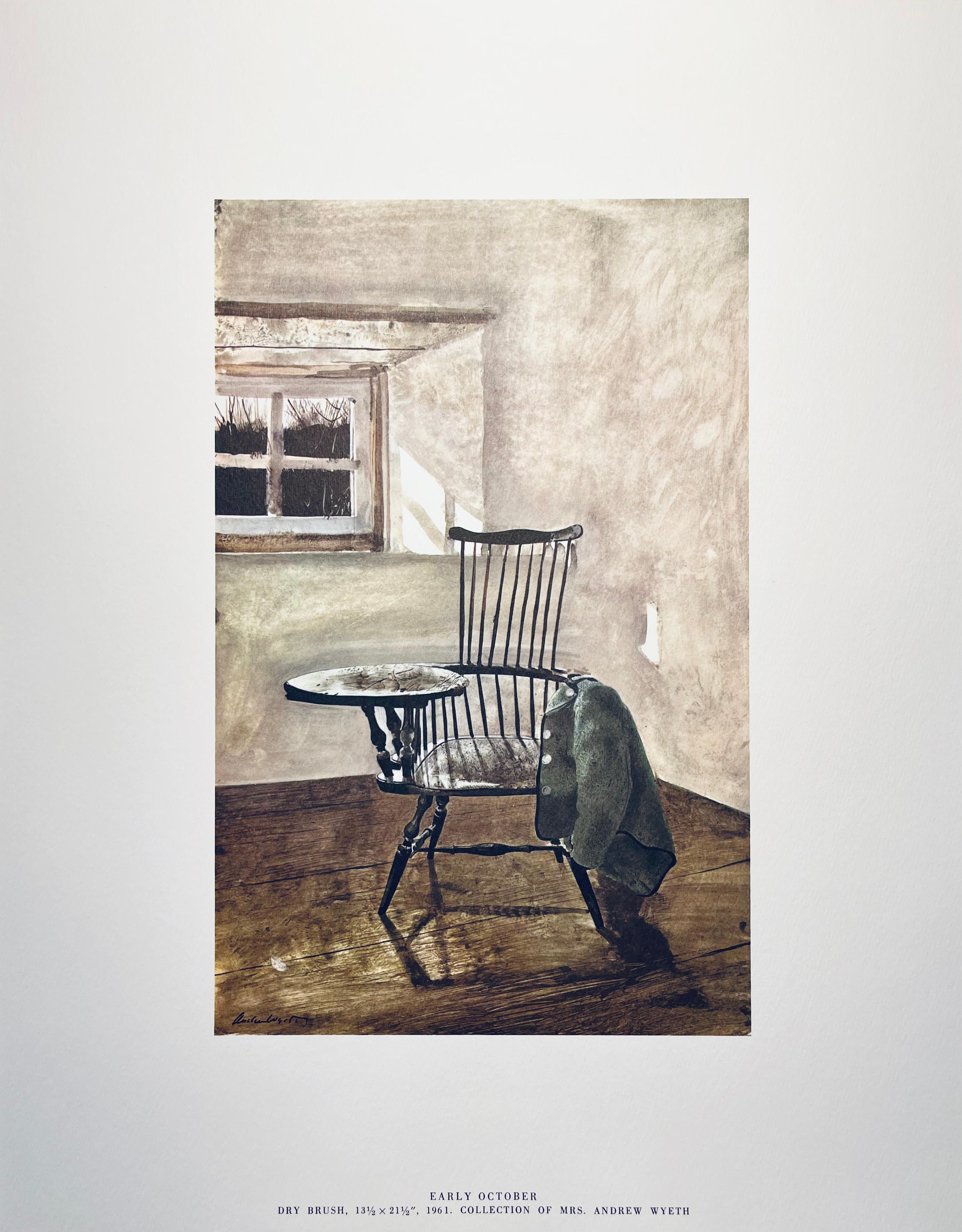 Wyeth, Early October, The Four Seasons (after) - American Realist Print by Andrew Wyeth