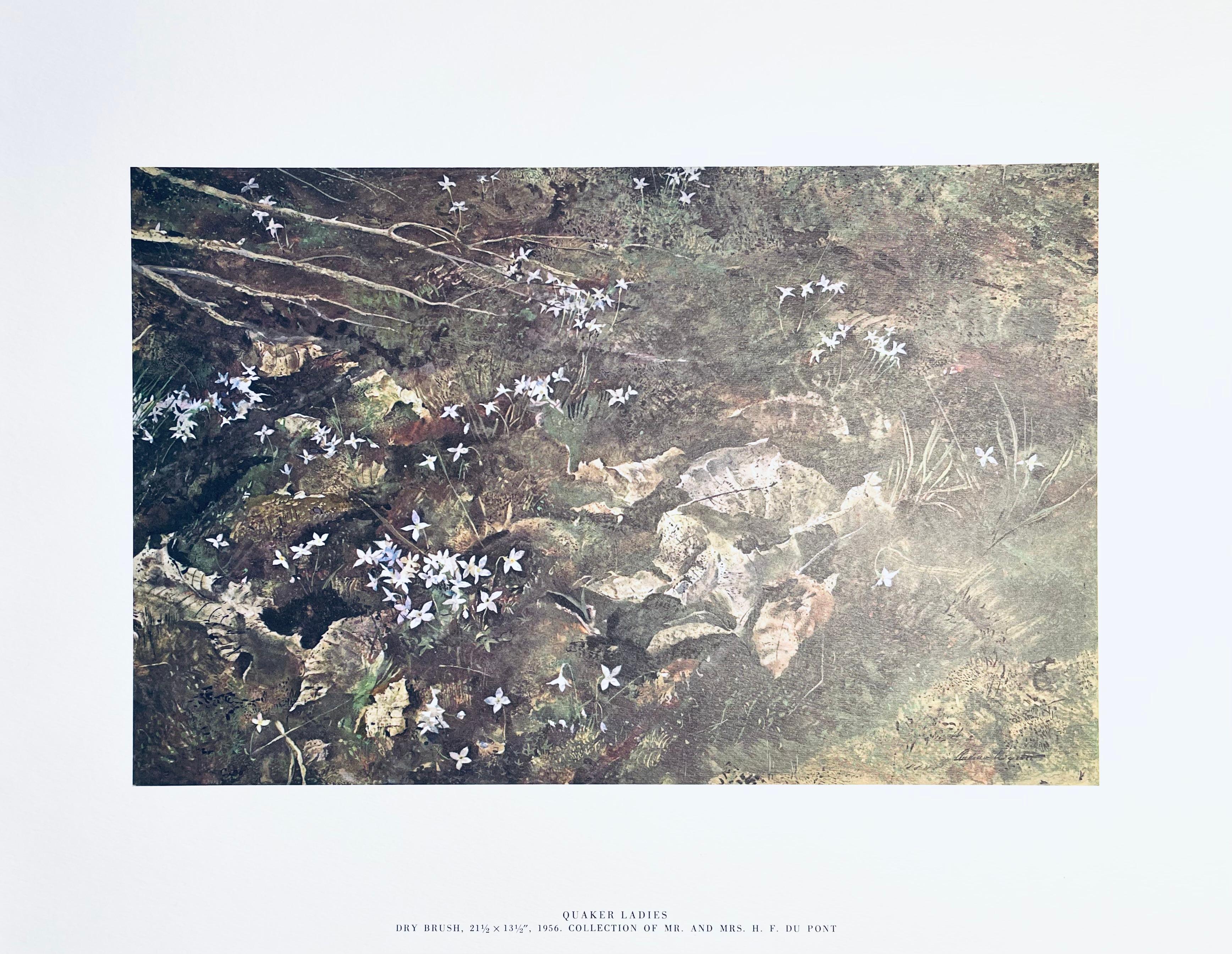 Lithographie sur papier vélin. Non signé et non numéroté, tel que publié. Bon état ; jamais encadré ni monté sur passe-partout. Publié et imprimé par Art in America, New York dans une édition de D. Tiré de l'in-folio, The Four Seasons, Paintings and