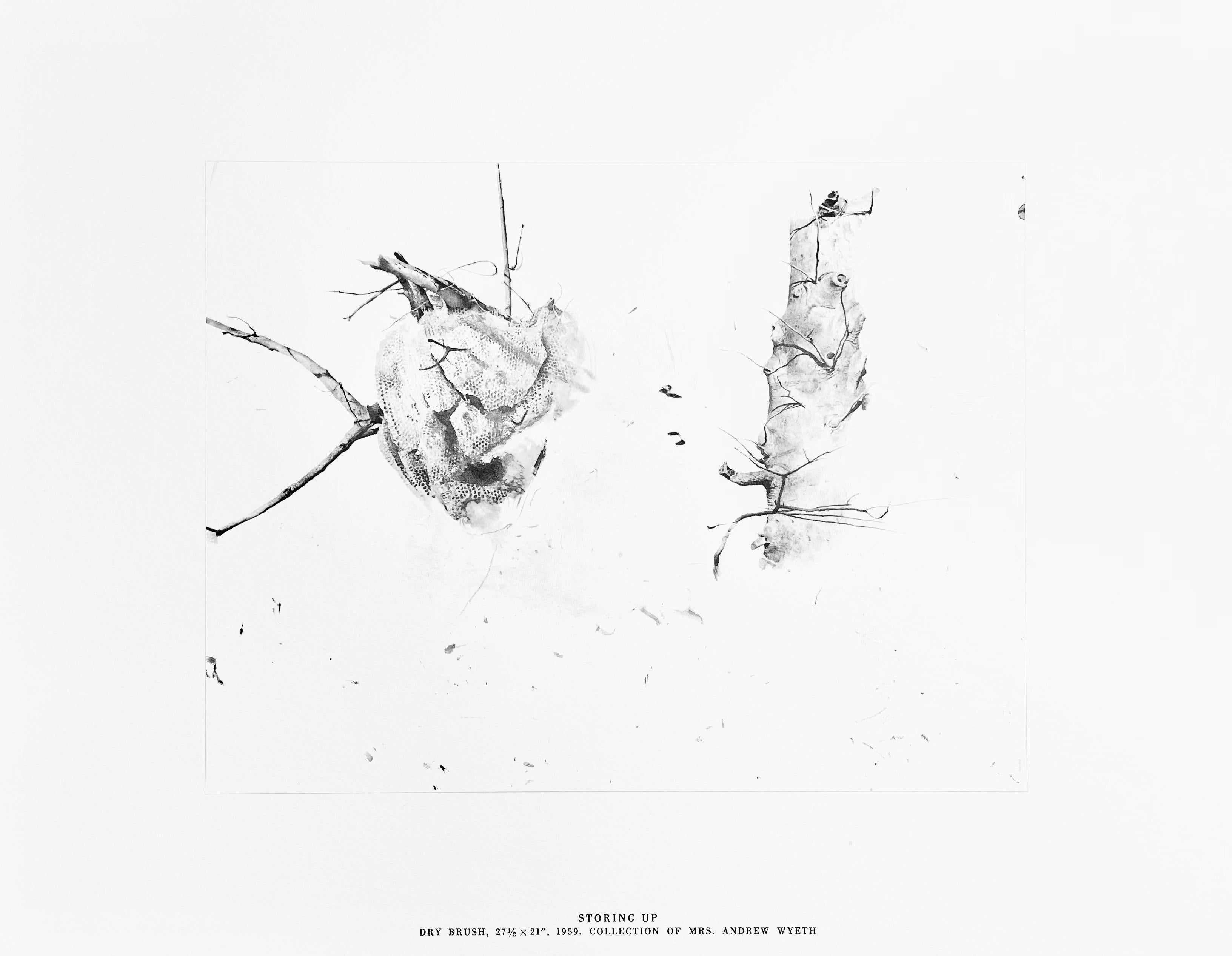 Lithograph on vélin paper. Paper Size: 13 x 17 inches. Inscription: Unsigned and unnumbered, as issued. Notes: From the folio, The Four Seasons, Paintings and Drawings by Andrew Wyeth, 1962. Published and printed by Art in America Company, Inc., New