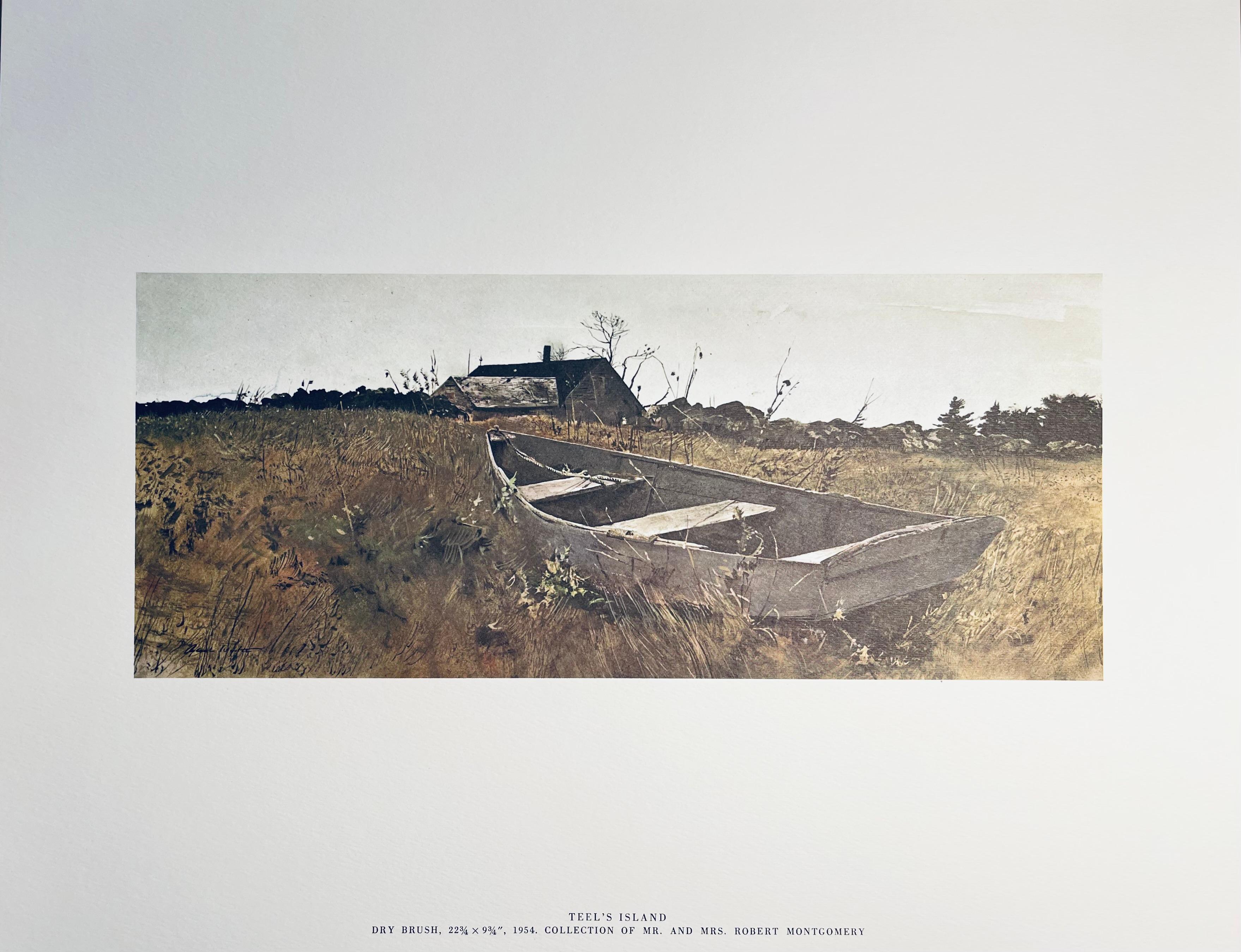 Wyeth, Teel’s Island, The Four Seasons (after) - American Realist Print by Andrew Wyeth