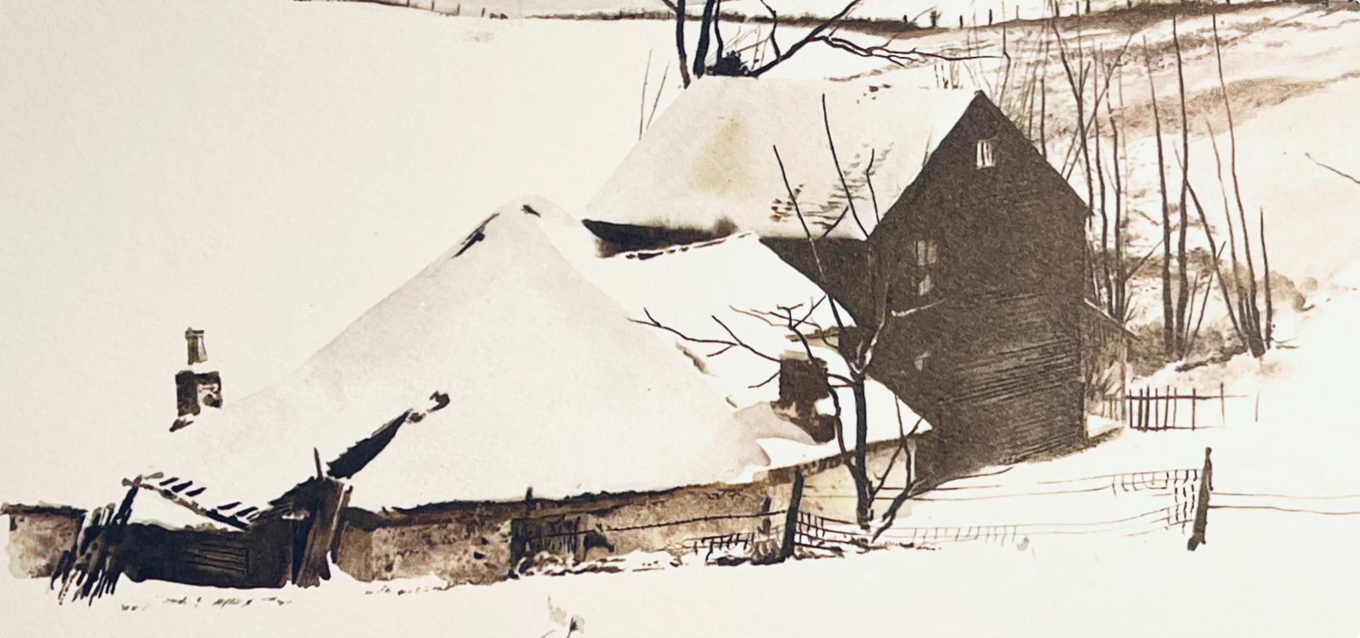 Wyeth, La esquina, Las Four Seasons (después) - Print de Andrew Wyeth