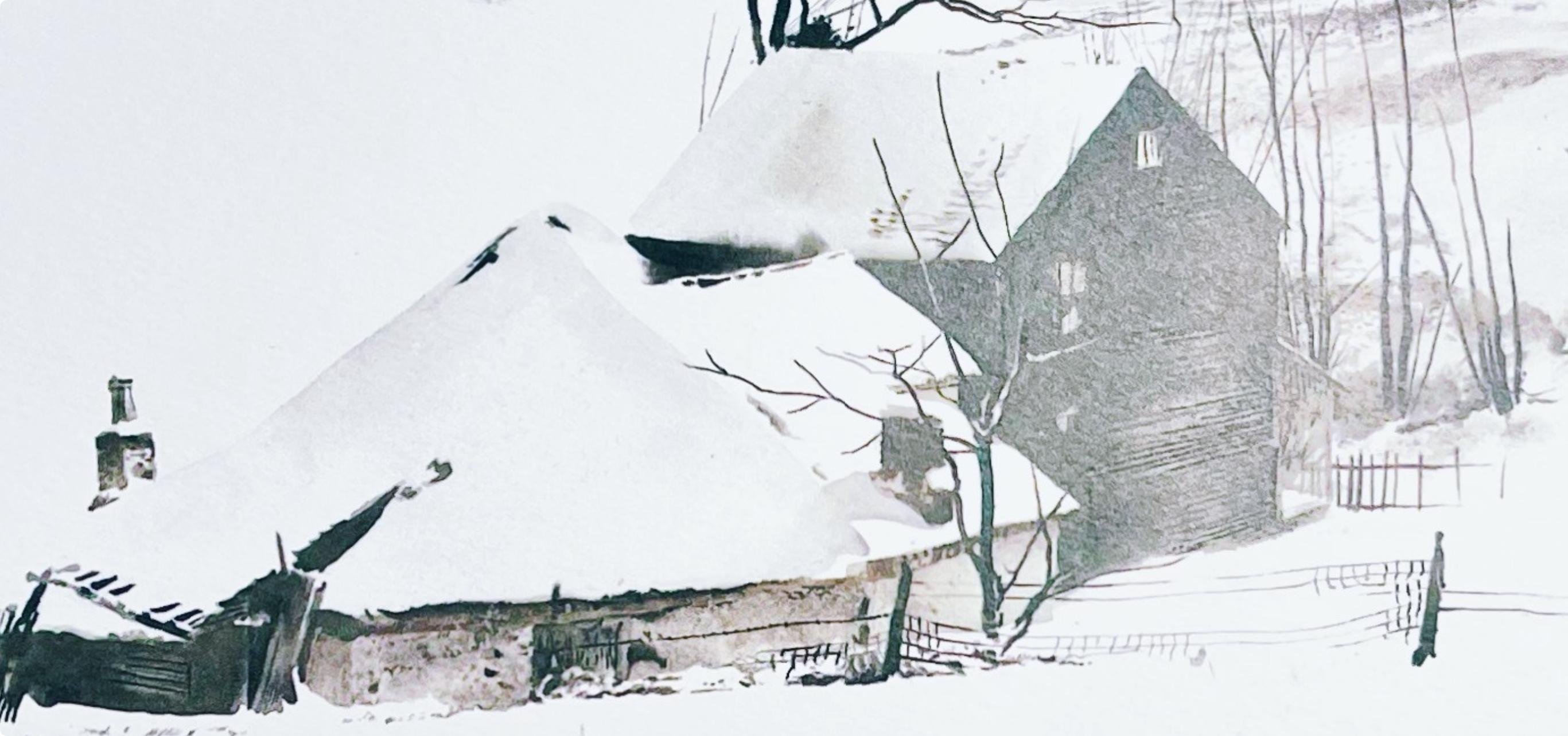 Wyeth, The Corner, The Four Seasons (nach) – Print von Andrew Wyeth