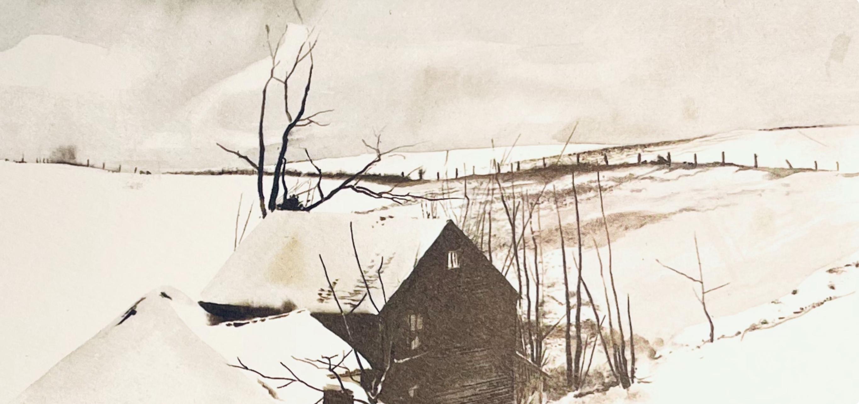 Wyeth, La esquina, Las Four Seasons (después) - Print realista estadounidense de Andrew Wyeth
