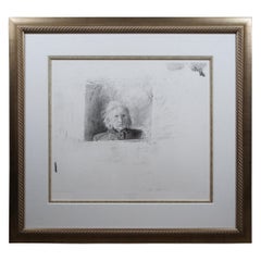 Andrew Wyeth "The Keurners" Framed Collotype Portrait Print 1976 Limited Edition