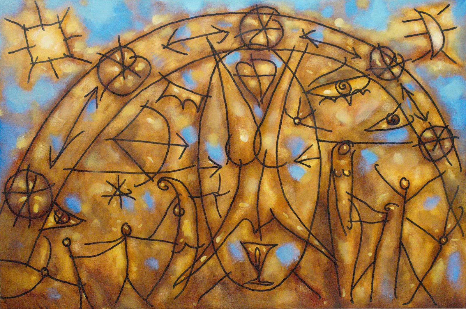 Destiny  Oil on canvas. 80 x 120 cm