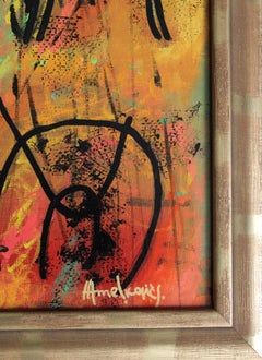 Volksschule. 2000, Leinwand, Mischtechnik, 70x49 cm