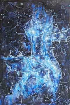 Midnight vision.  canvas/mixed media, 120x80cm