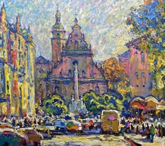 Autumn Lviv, Painting, Oil on Canvas