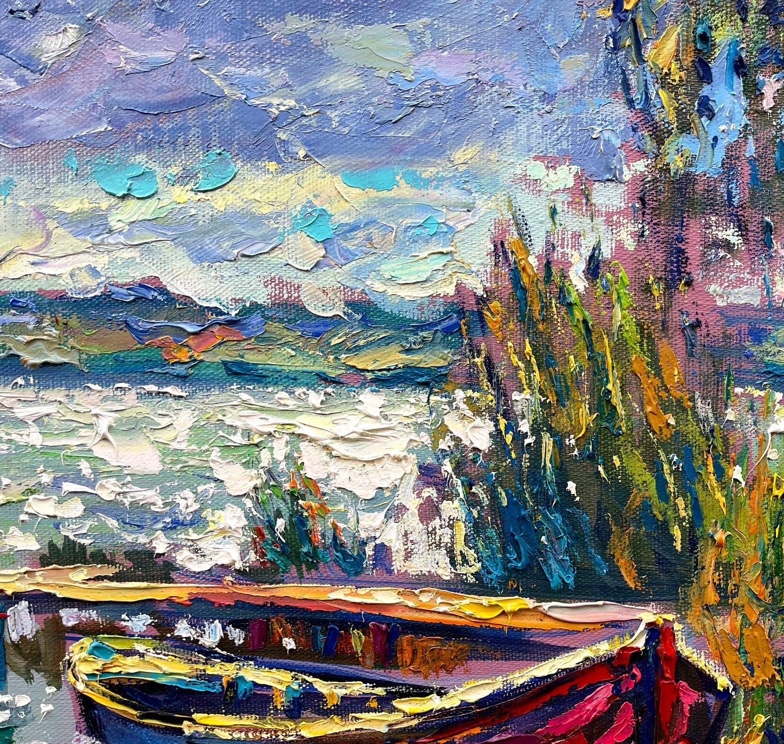 Before the storm, Painting, Oil on Canvas For Sale 2