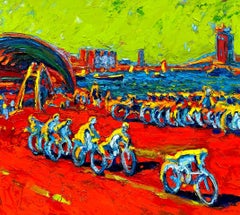 Bright Amsterdam, Painting, Oil on Canvas