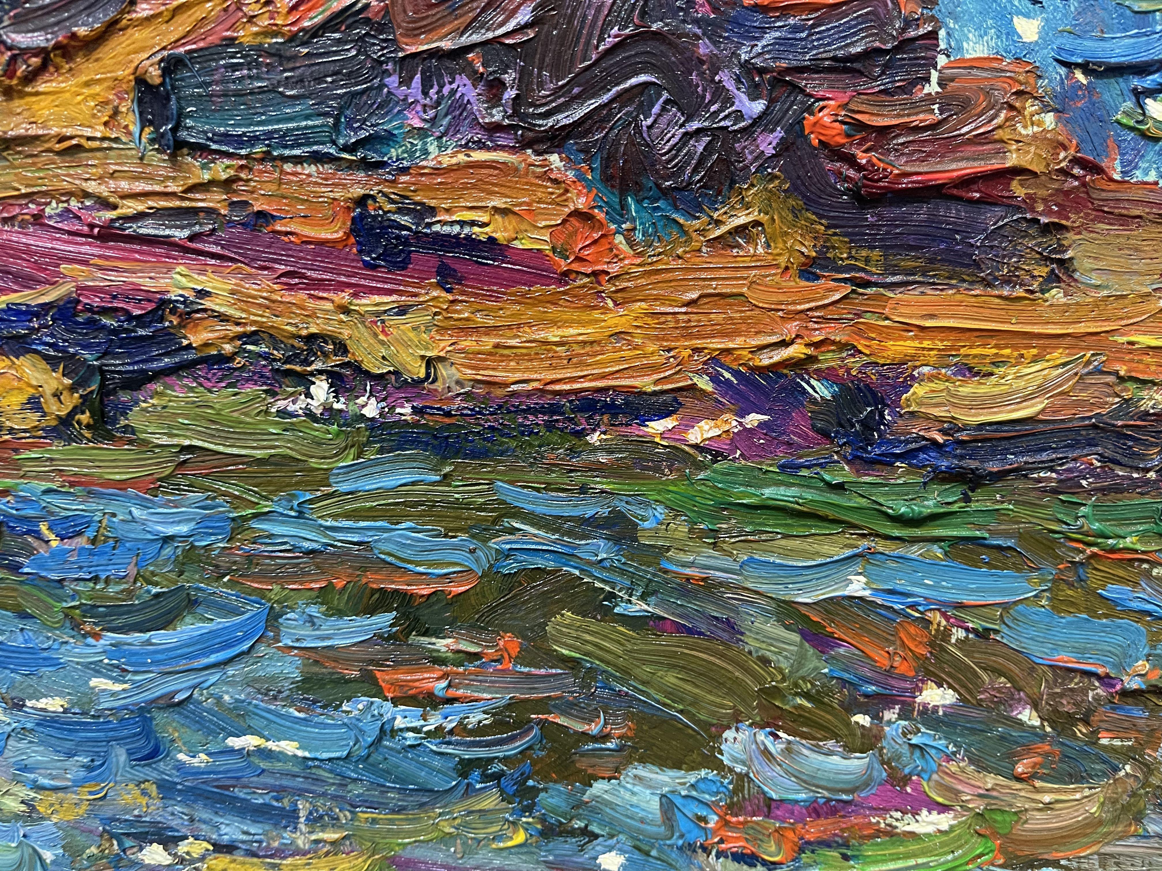 Pescatore Seryoga, Pittura, Olio su tela in vendita 1