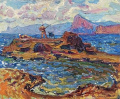 Fisherman Seryoga, Painting, Oil on Canvas