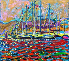 In marine, Painting, Oil on Canvas