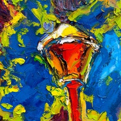 Sunny day in Amsterdam, Painting, Oil on Canvas