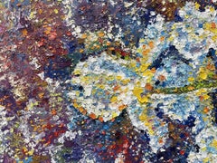 Sunny irises, Painting, Oil on Canvas