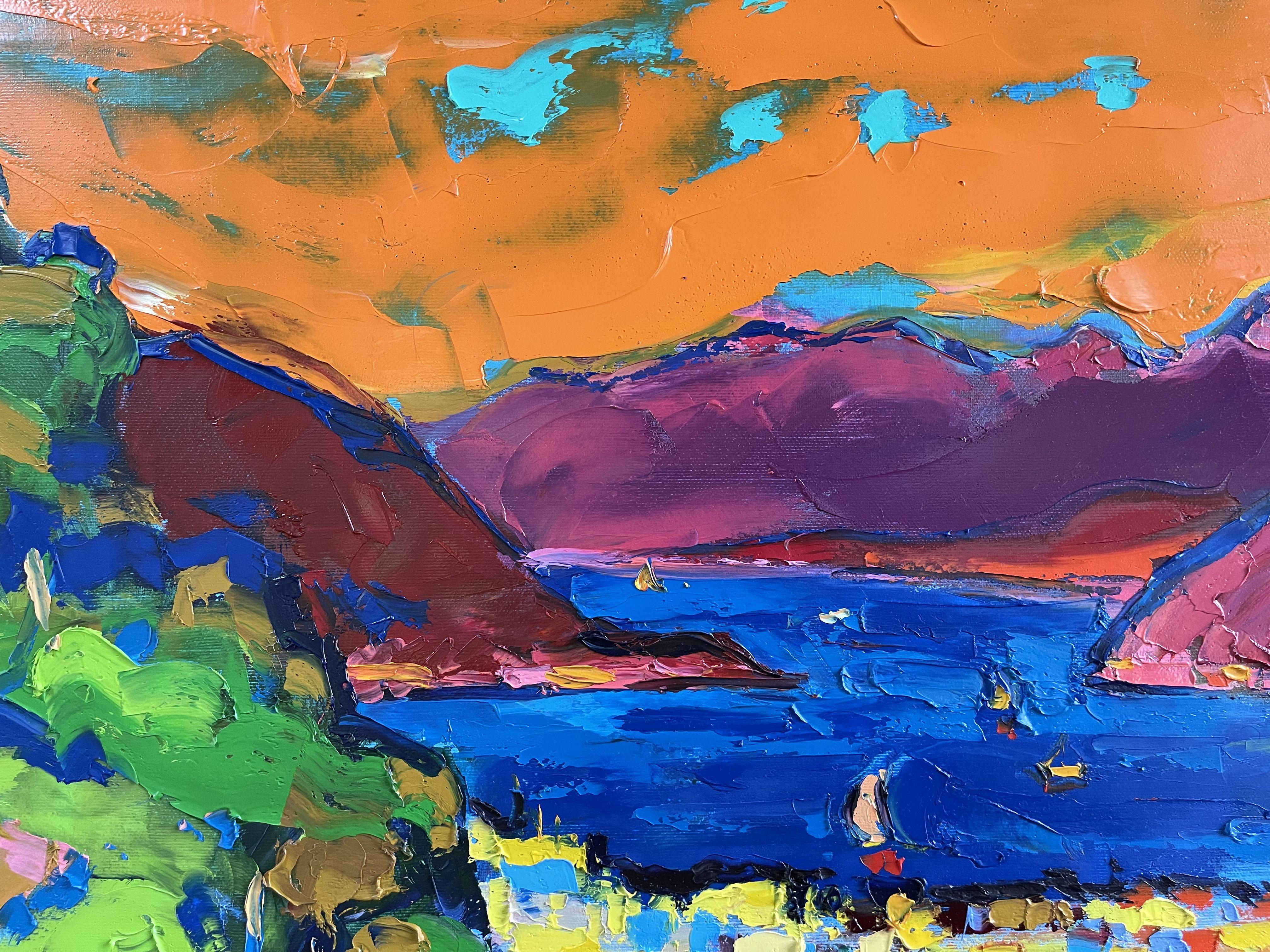 The road in Marmaris, Painting, Oil on Canvas 1