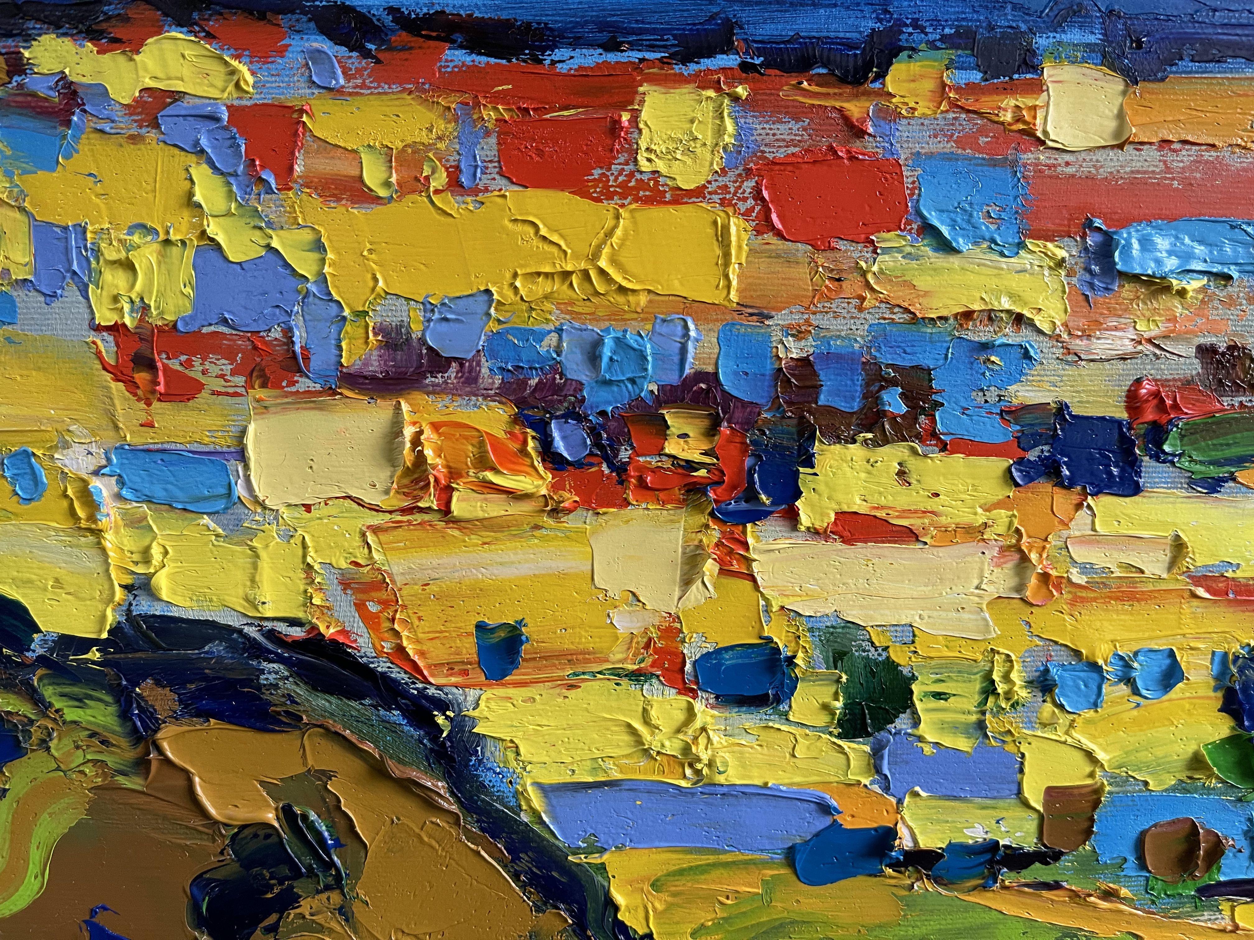 The road in Marmaris, Painting, Oil on Canvas 2