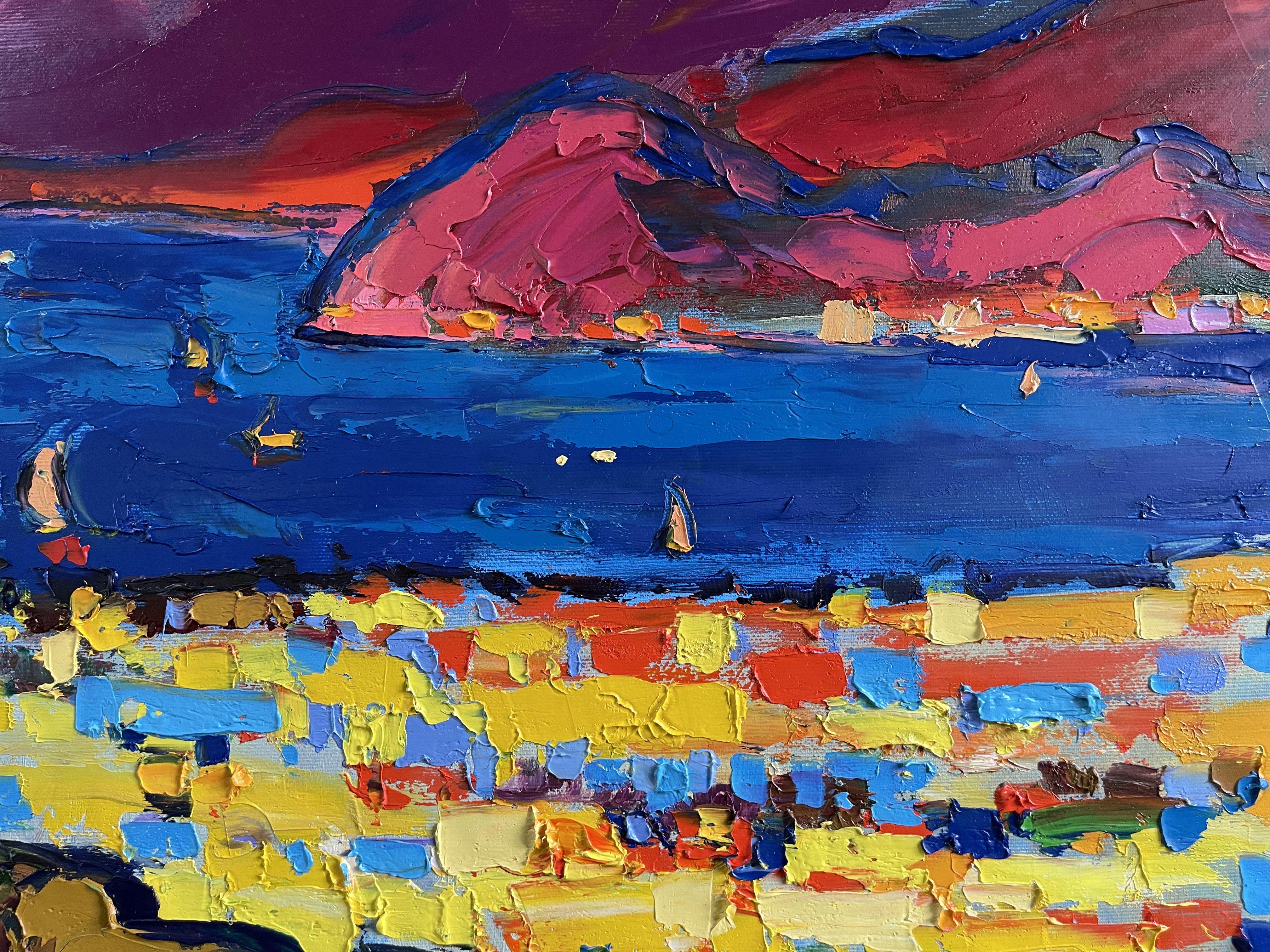 The road in Marmaris, Painting, Oil on Canvas 3
