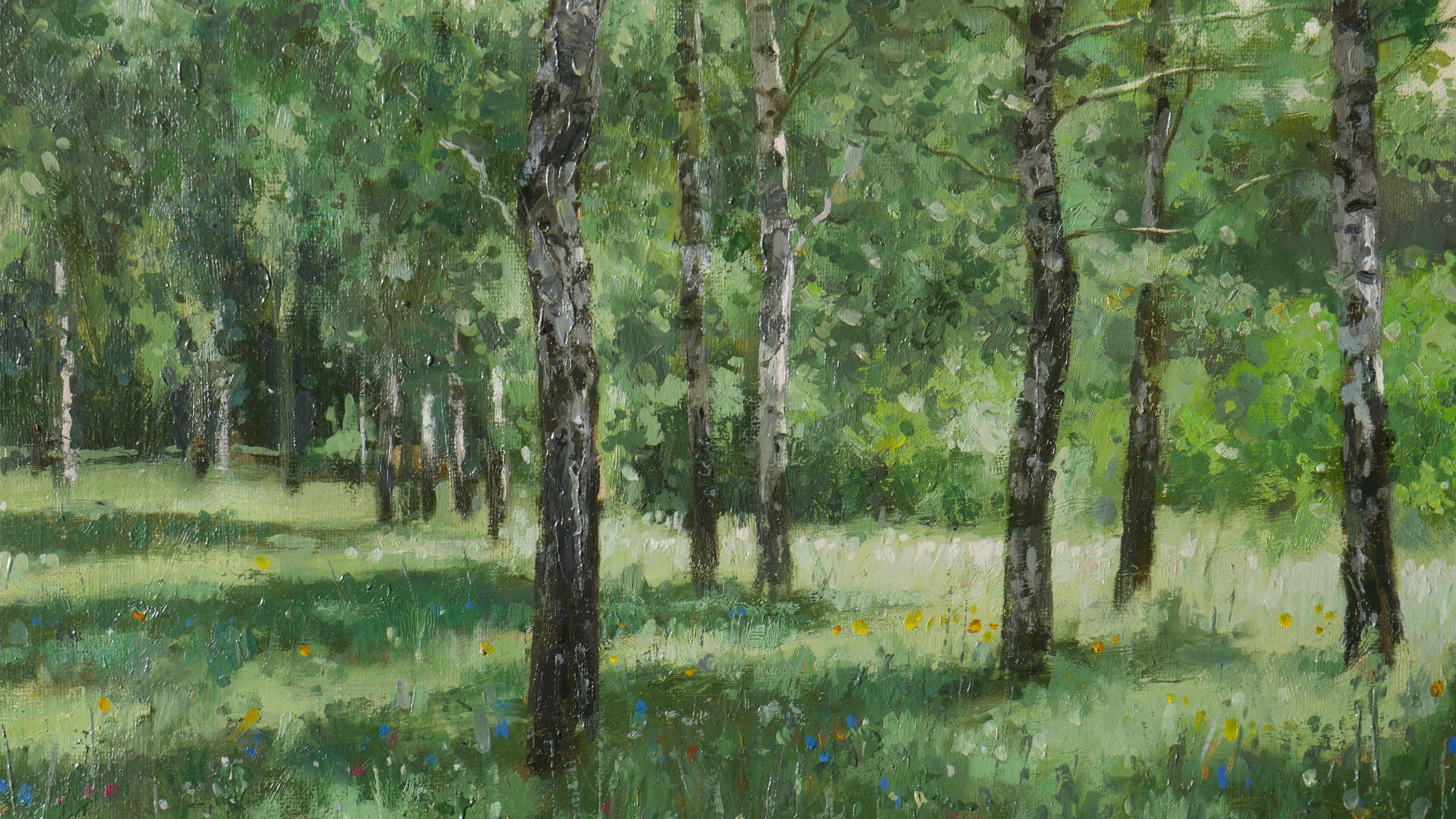 Betulle - Painting Impressionismo di Andrey Dmitriev