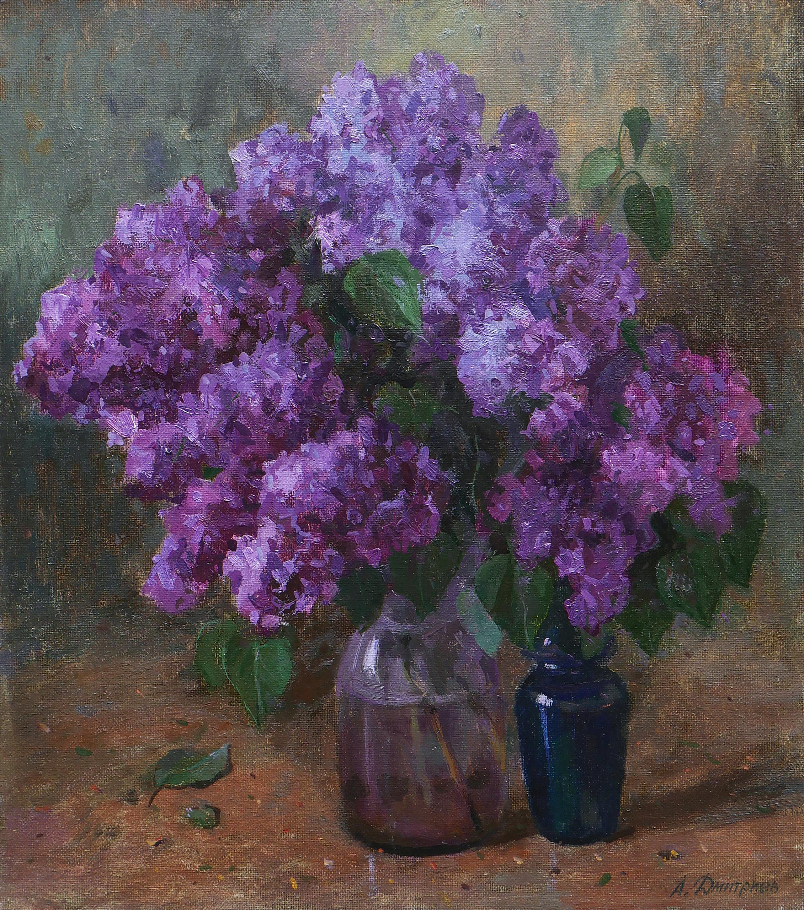 Landscape Painting de Andrey Dmitriev - Ramos de lilas