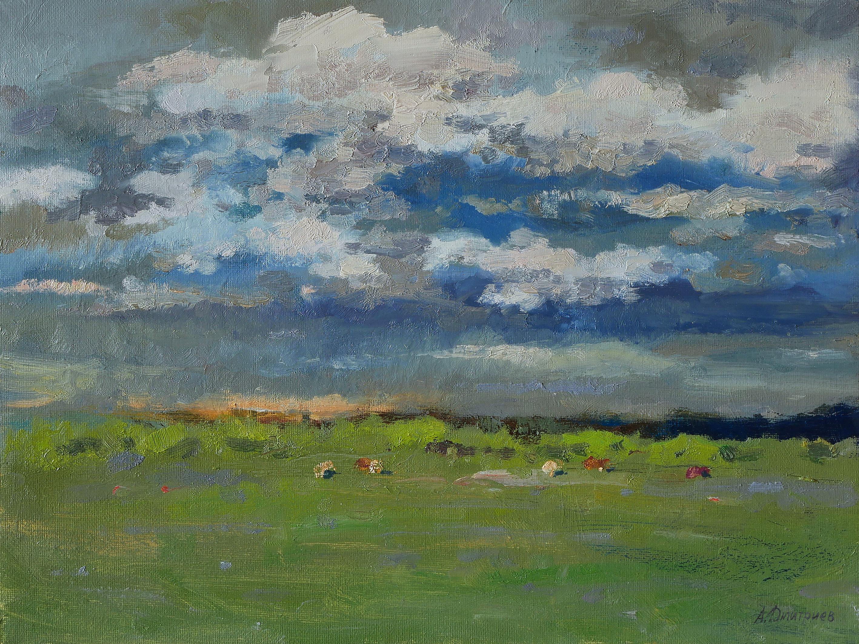 Andrey Dmitriev Landscape Painting – Wolken