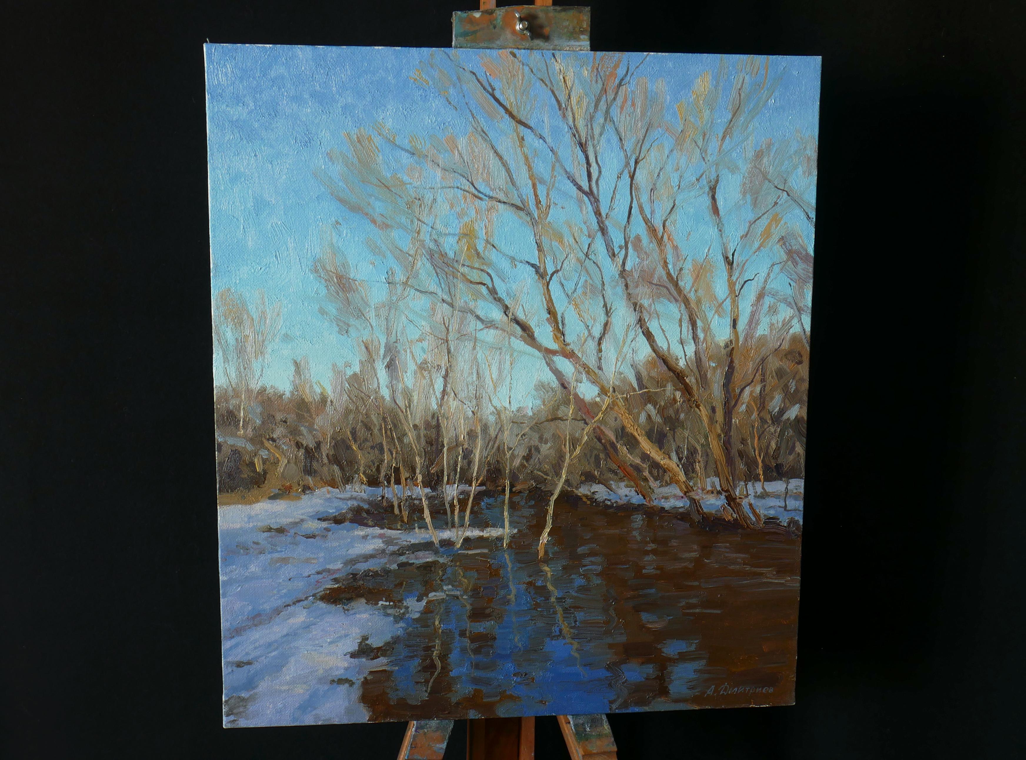 Vorfrühling – Painting von Andrey Dmitriev