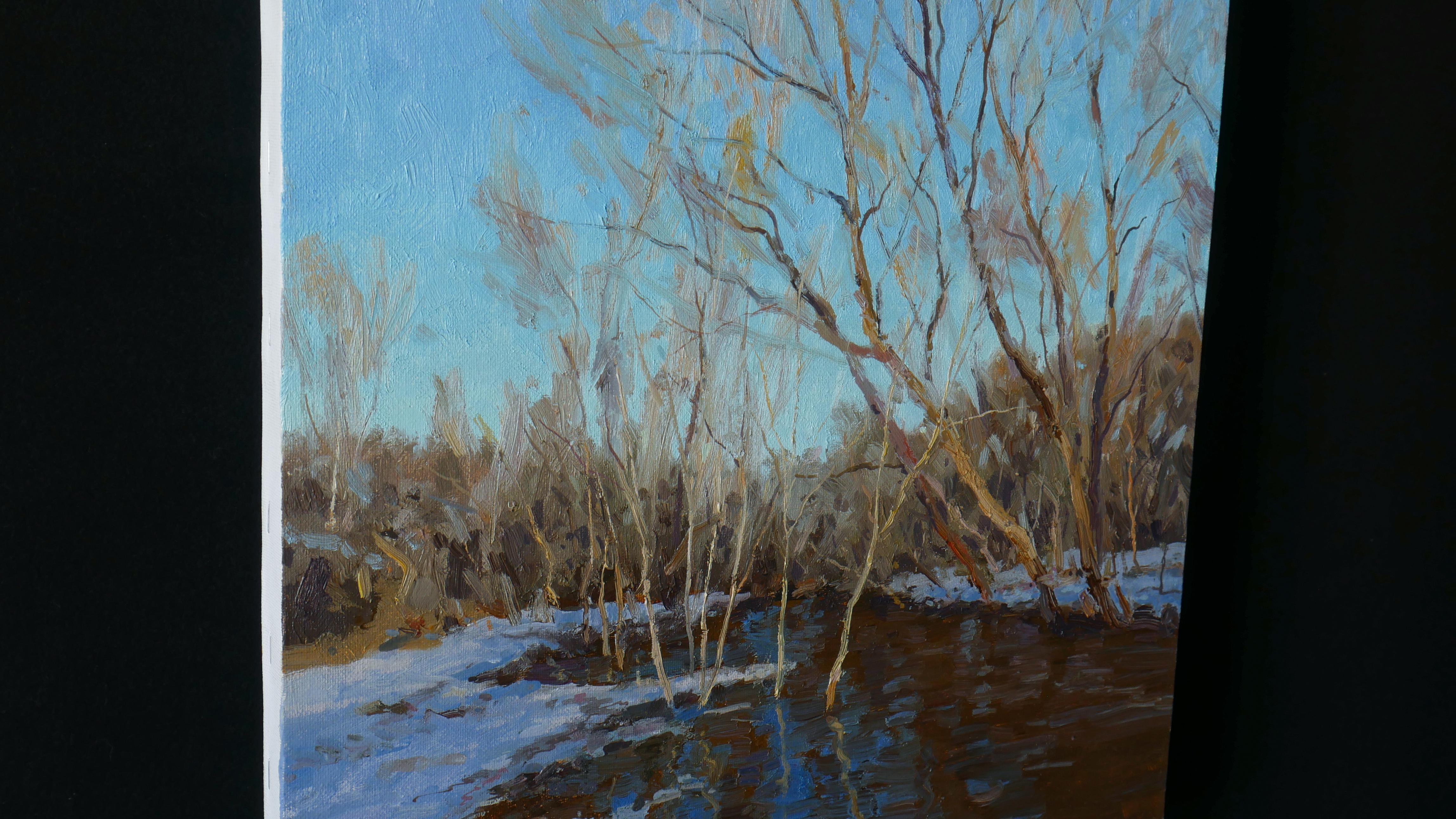 Vorfrühling (Impressionismus), Painting, von Andrey Dmitriev