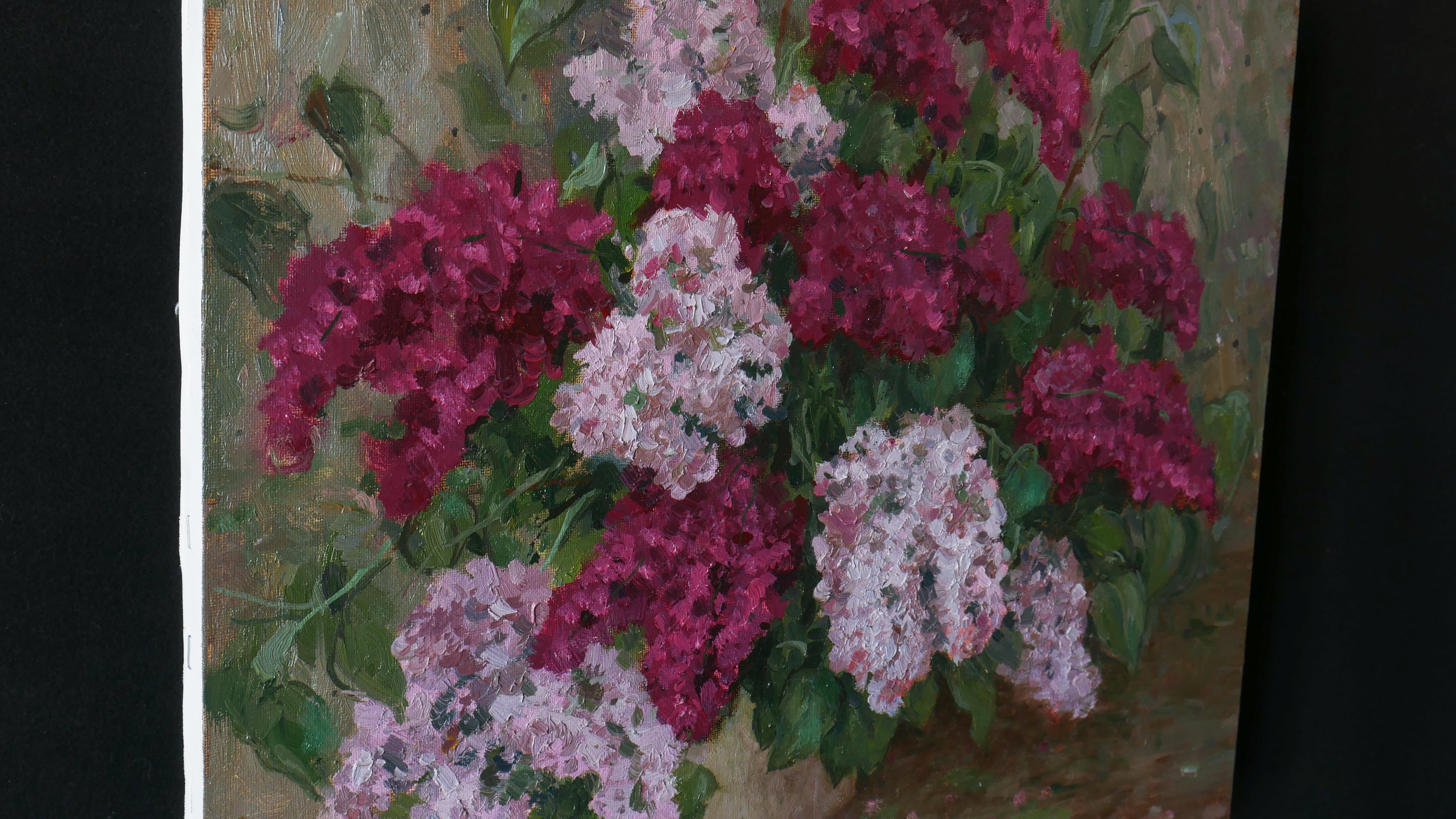 Fragrance of Lilacs (Impressionismus), Painting, von Andrey Dmitriev