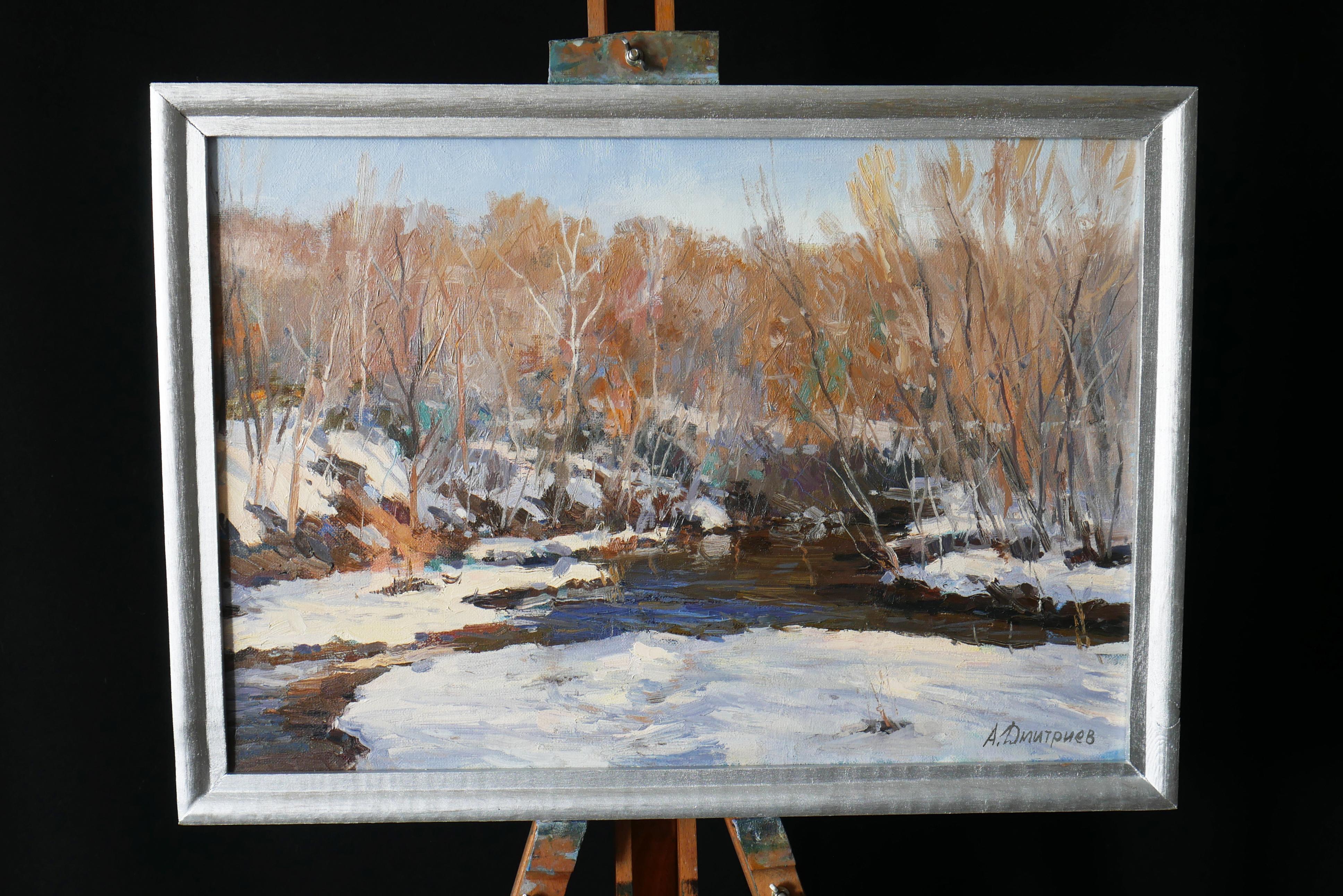 Marzo - Painting Impressionismo di Andrey Dmitriev