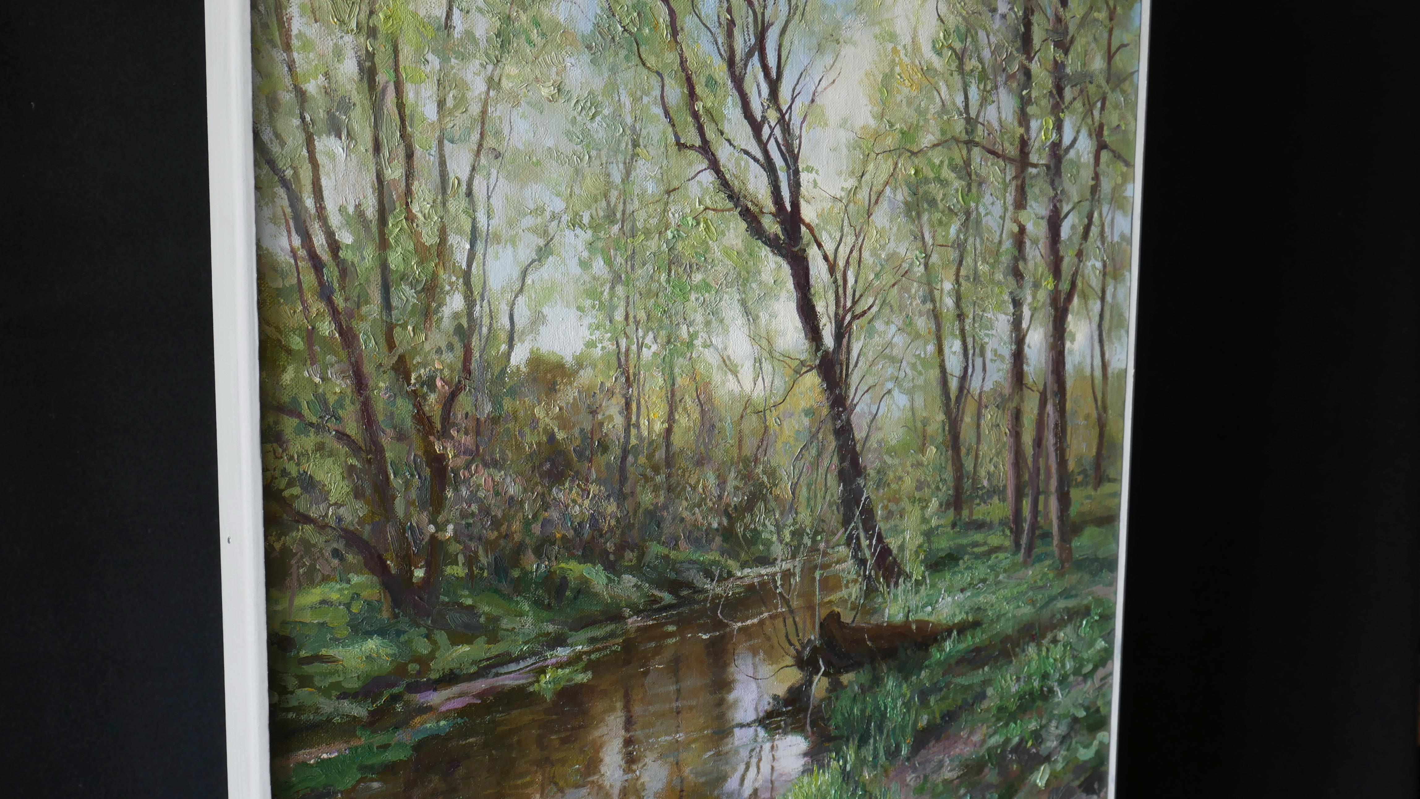 Spring. April - Painting by Andrey Dmitriev