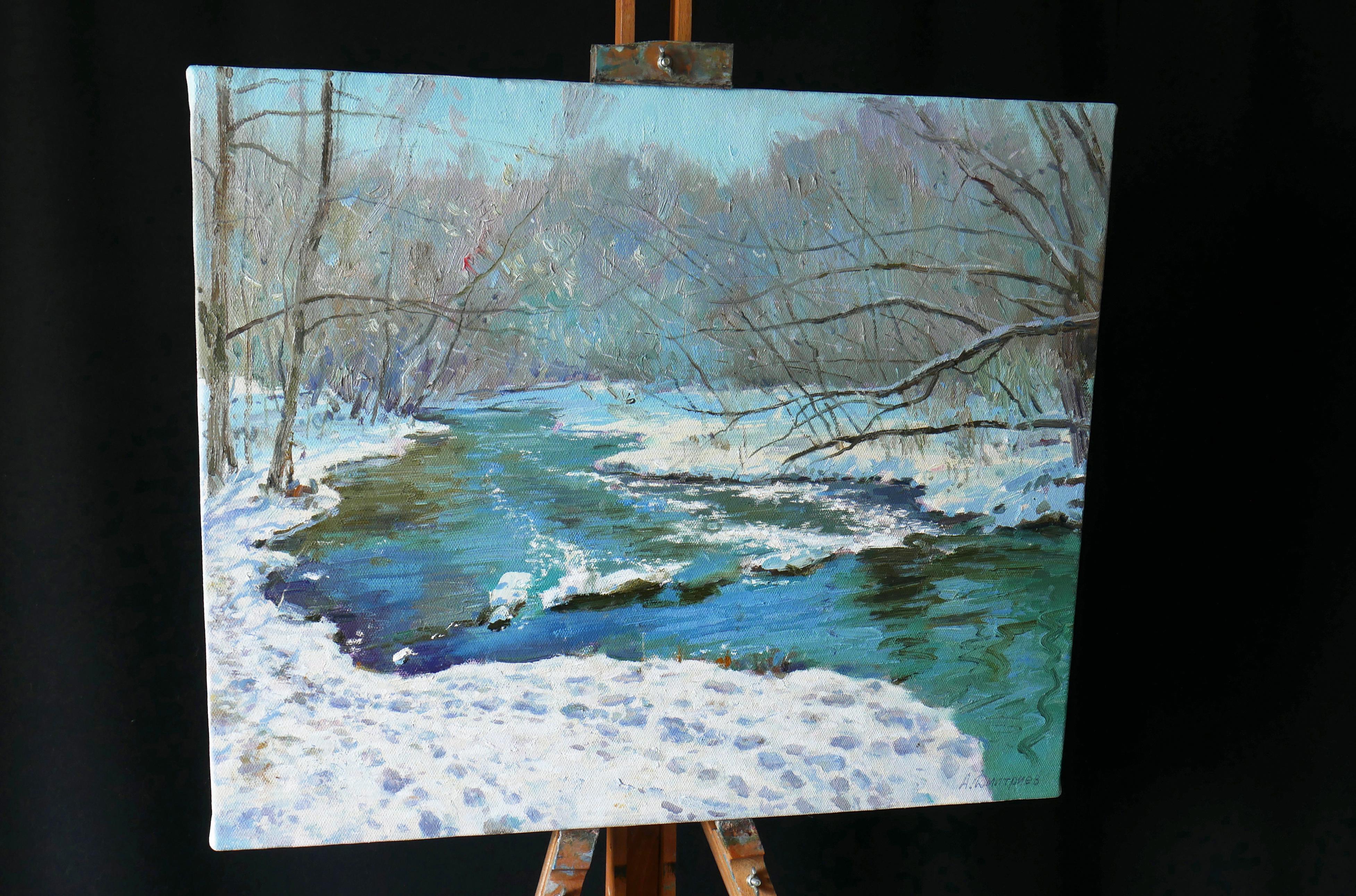 Sunlight Of March - Painting by Andrey Dmitriev