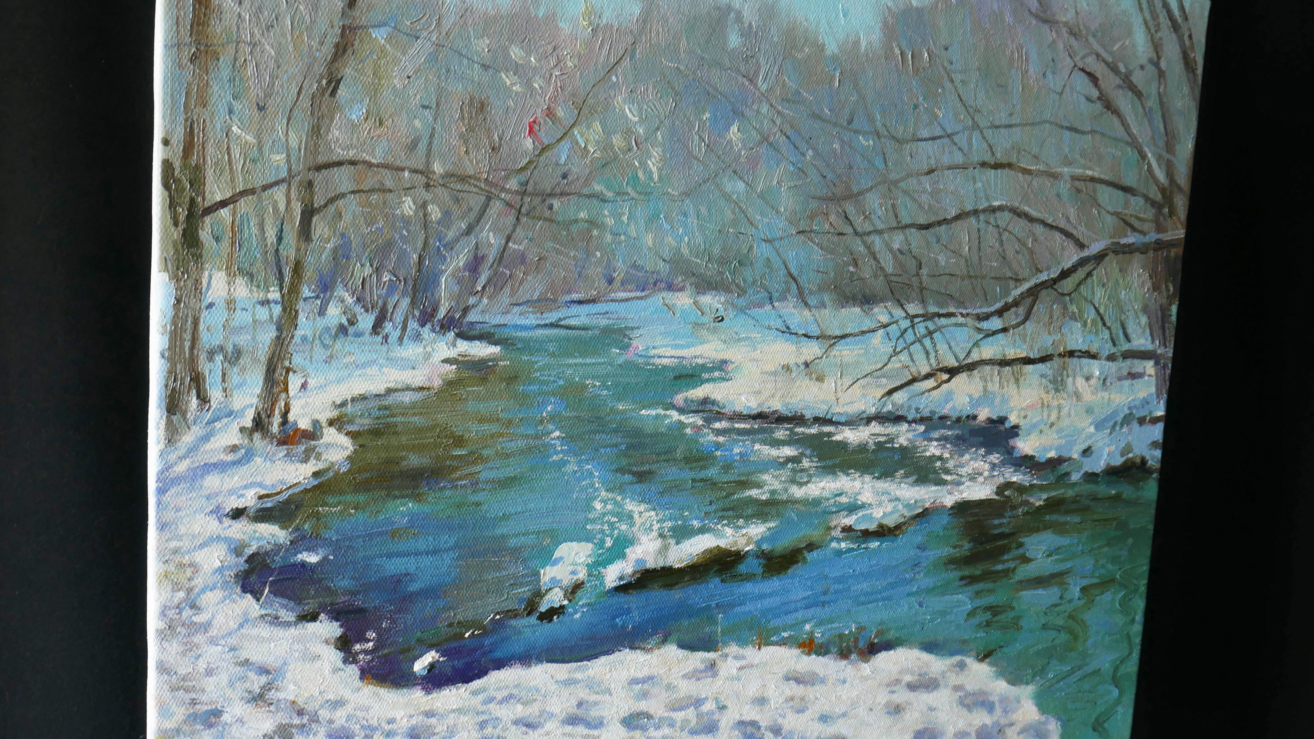 Sunlight Of March - Impressionist Painting by Andrey Dmitriev