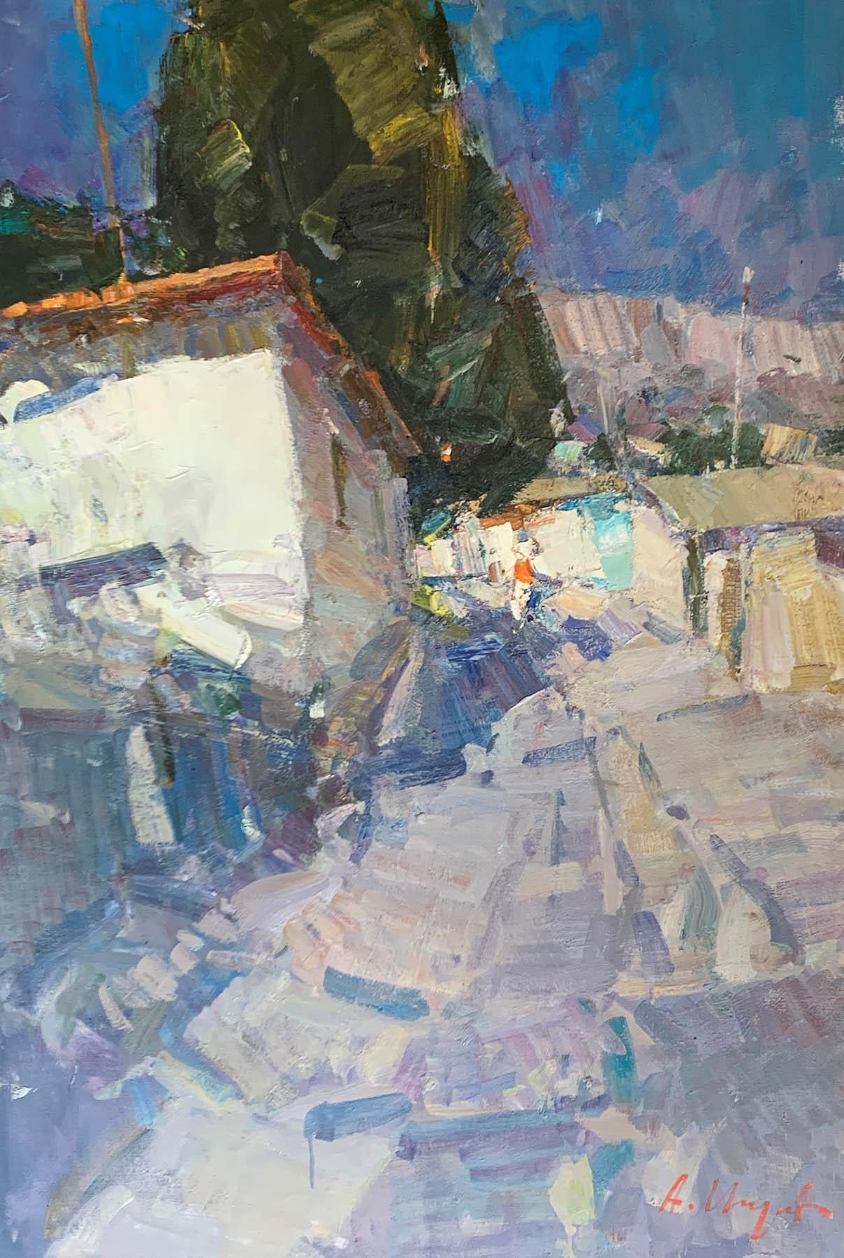 Landscape Painting de Andrey Inozemtsev - Carretera en verano