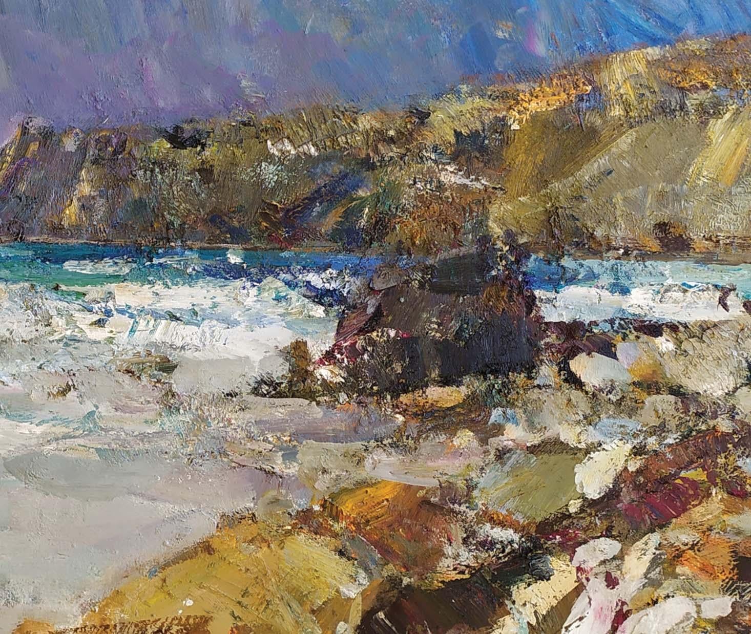 Rocky Shore - Painting by Andrey Inozemtsev