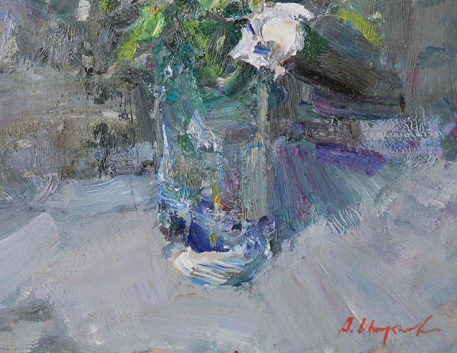 Roses - Abstract Impressionist Painting by Andrey Inozemtsev