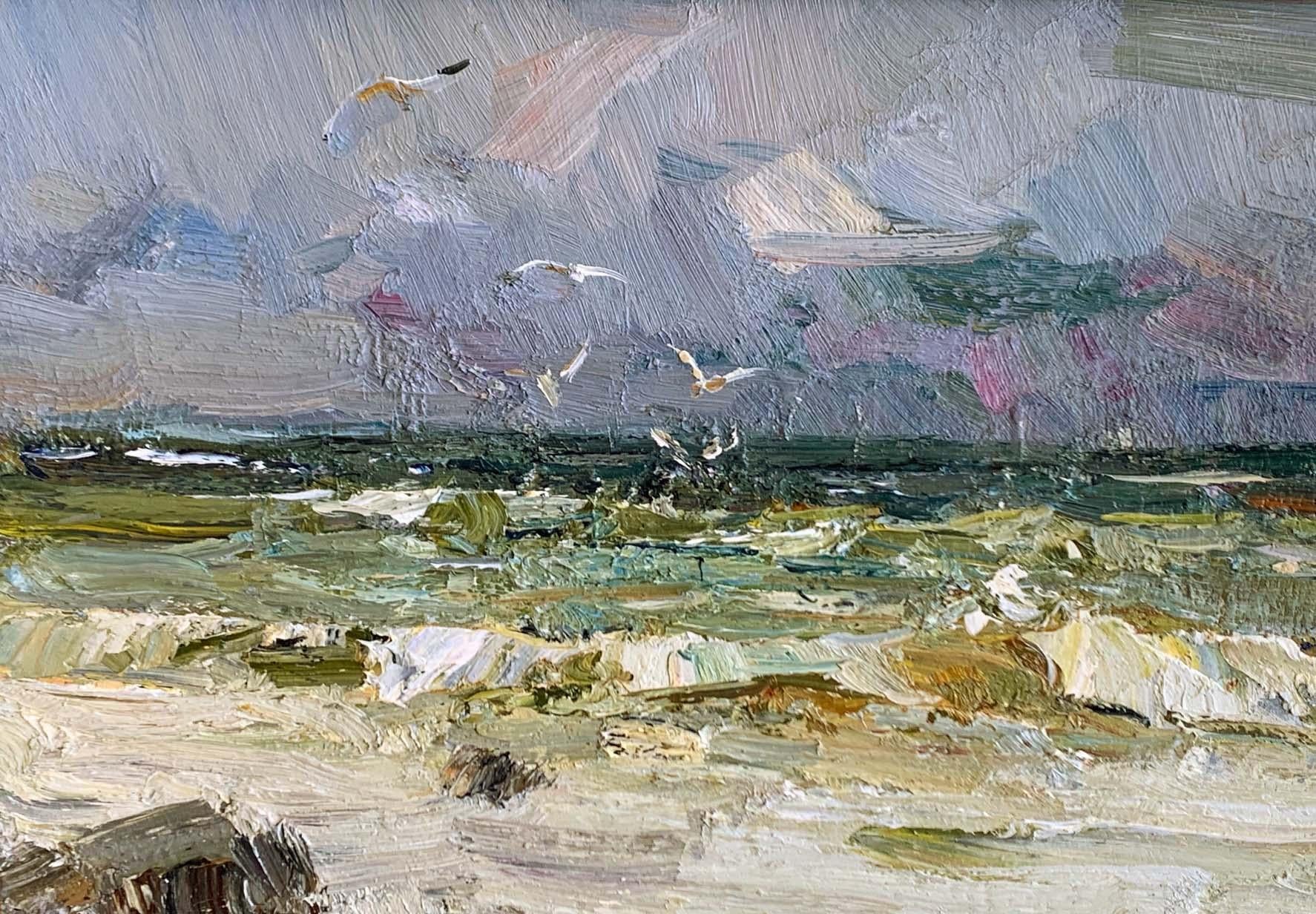 Surf Tormentoso - Painting de Andrey Inozemtsev