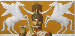 "Papagena's Dream" Oil Painting 20" x 39" inch by Andrey Remnev